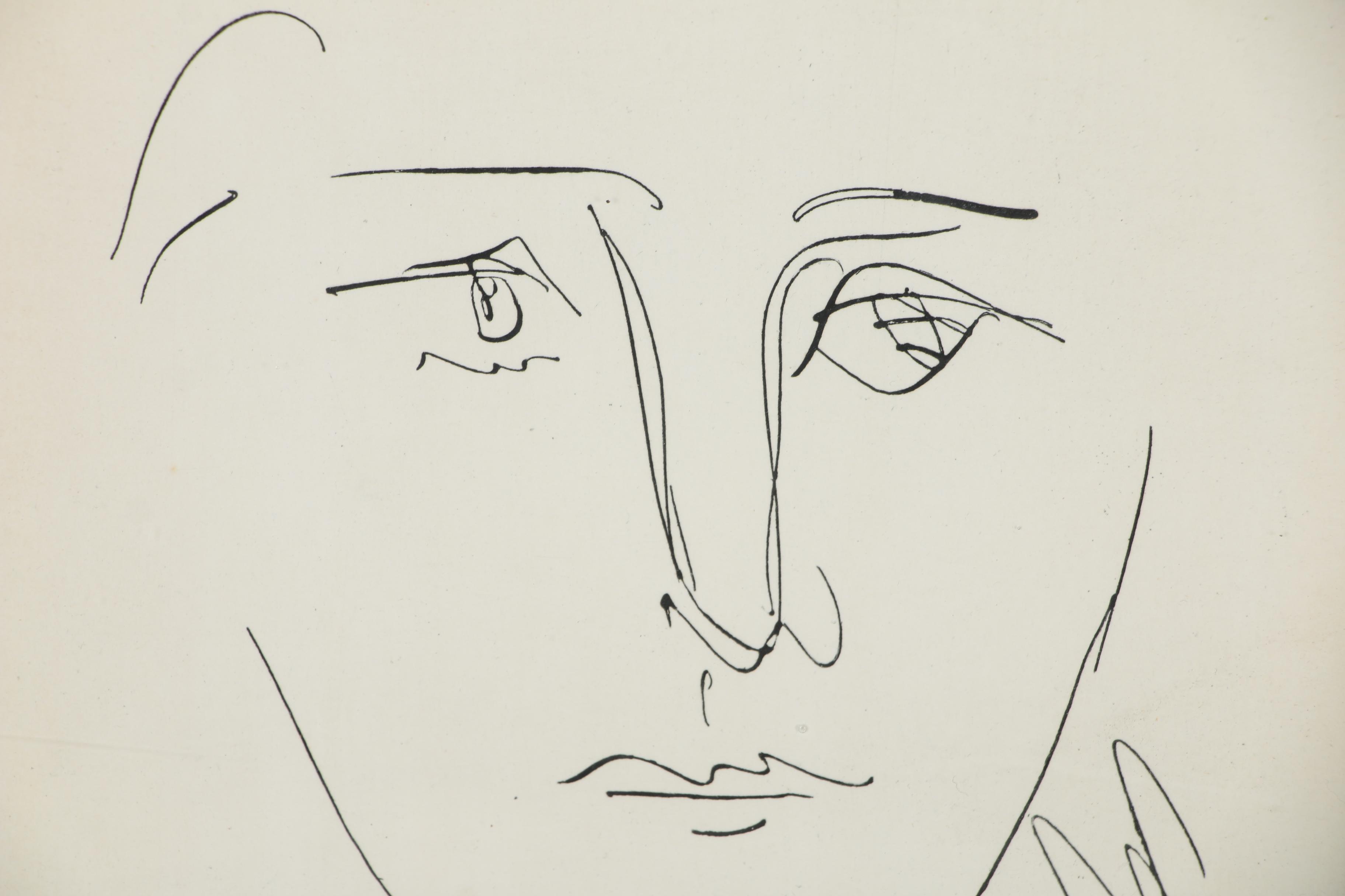 Restrike Etching after Pablo Picasso "L'Age du Soleil (Pour Roby)"