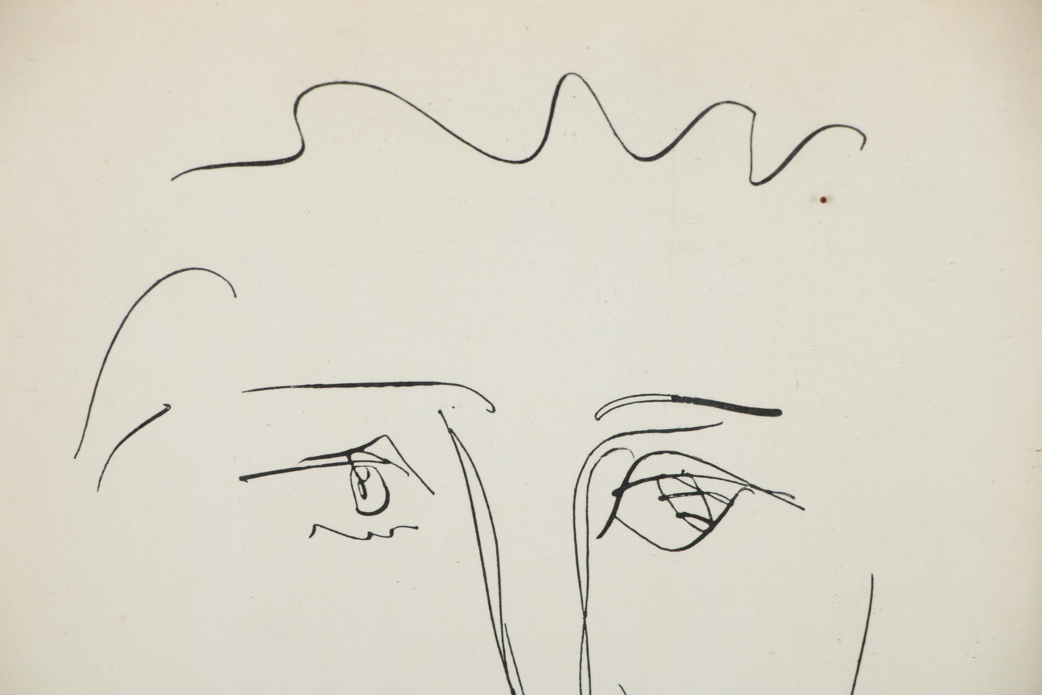 Restrike Etching after Pablo Picasso "L'Age du Soleil (Pour Roby)"