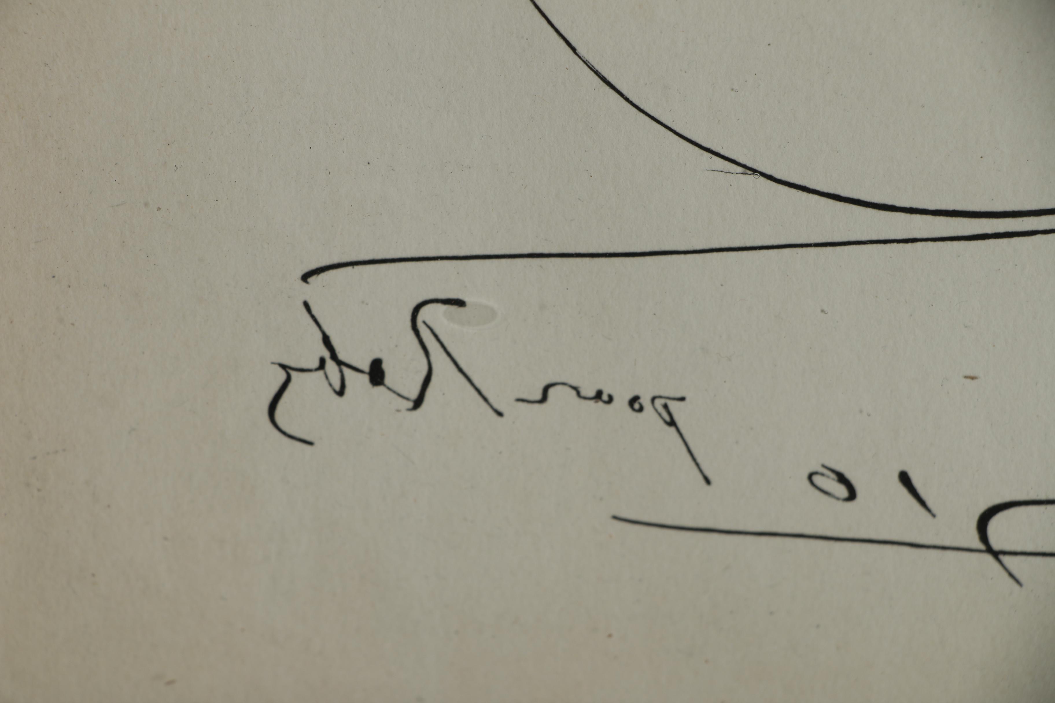 Restrike Etching after Pablo Picasso "L'Age du Soleil (Pour Roby)"