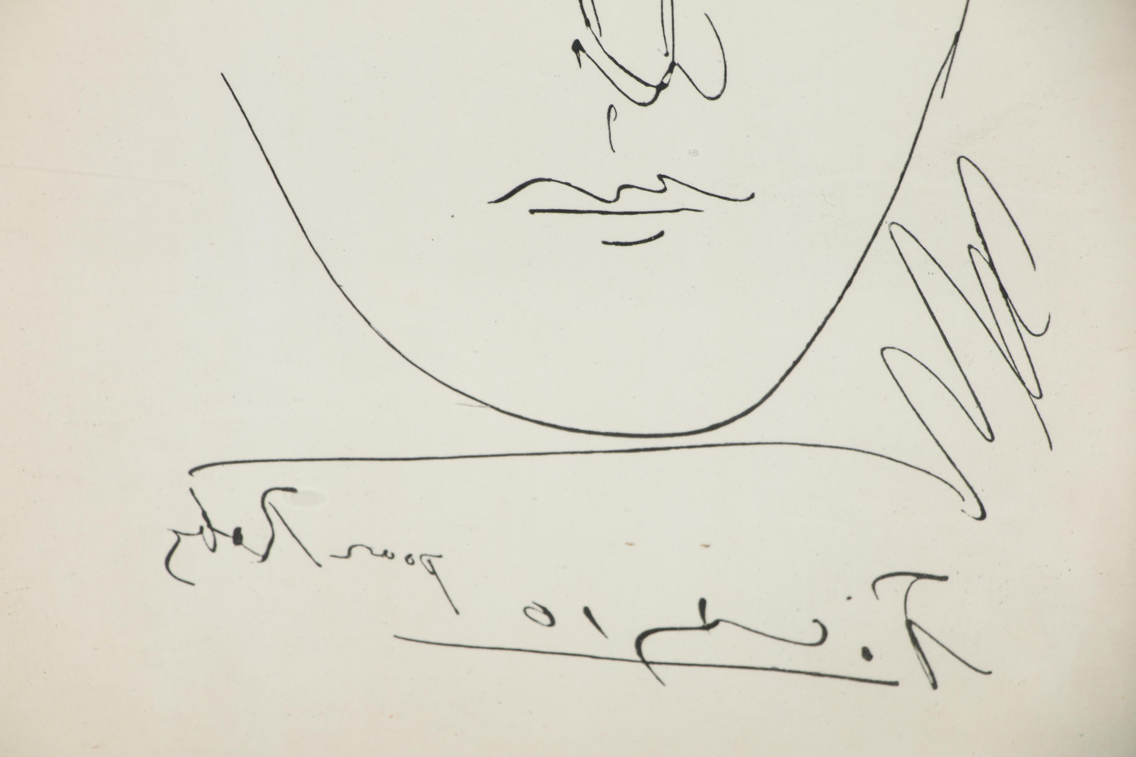 Restrike Etching after Pablo Picasso "L'Age du Soleil (Pour Roby)"