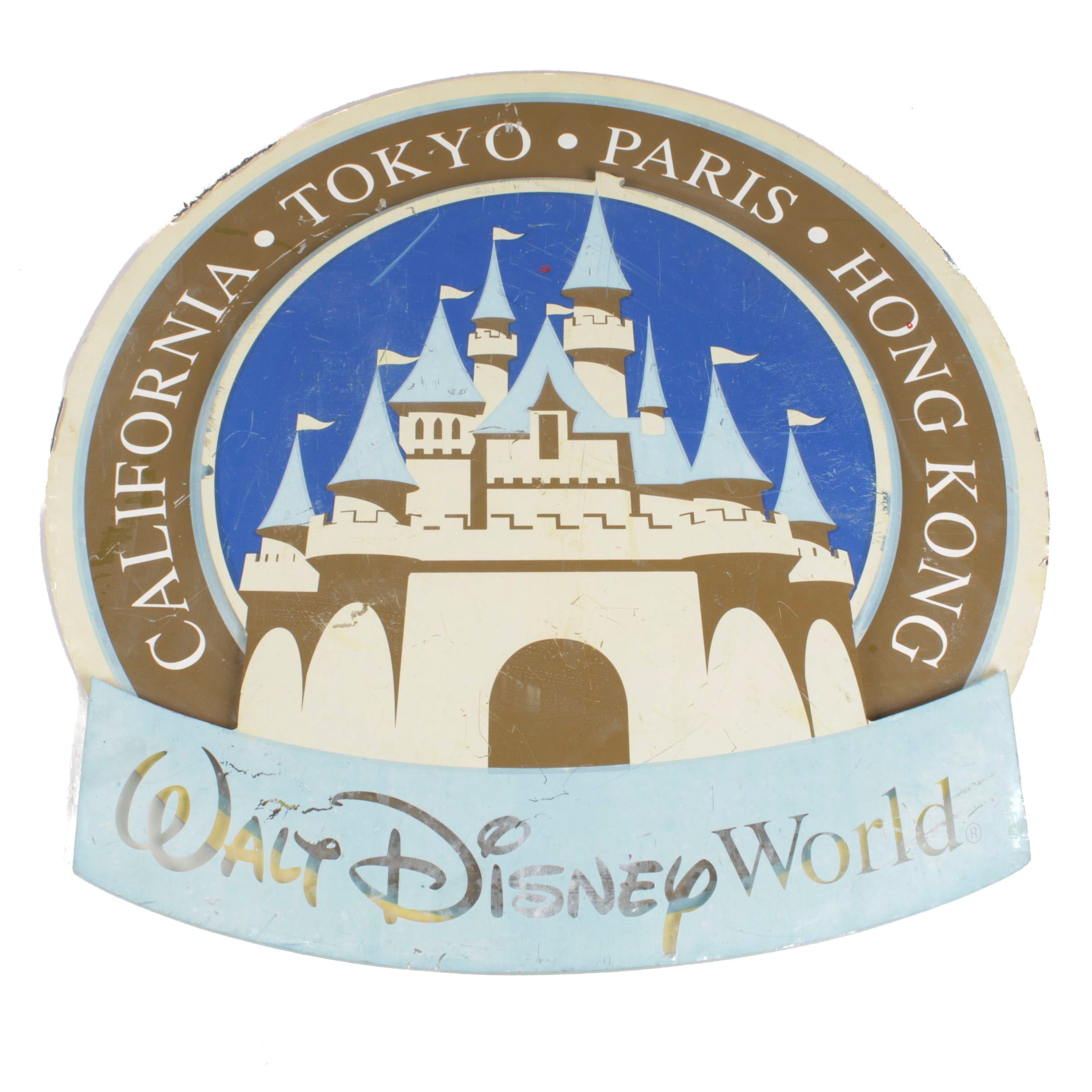 Walt Disney World Lamppost Sign from Magic Kingdom