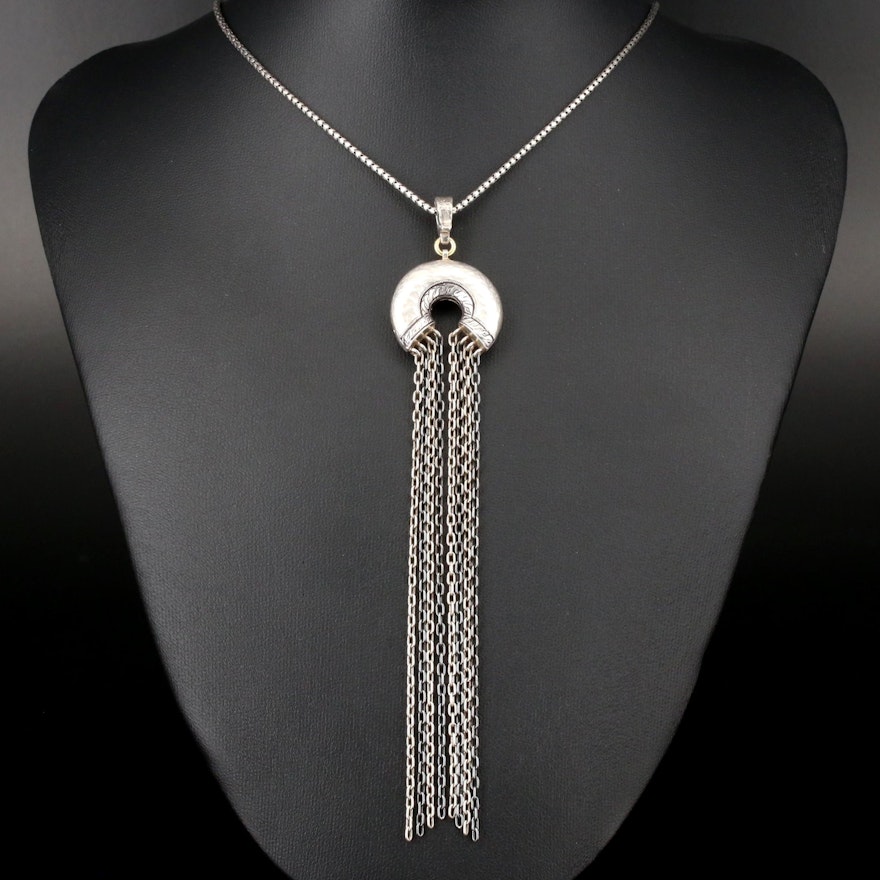 Gurhan Sterling Silver Pendant Necklace
