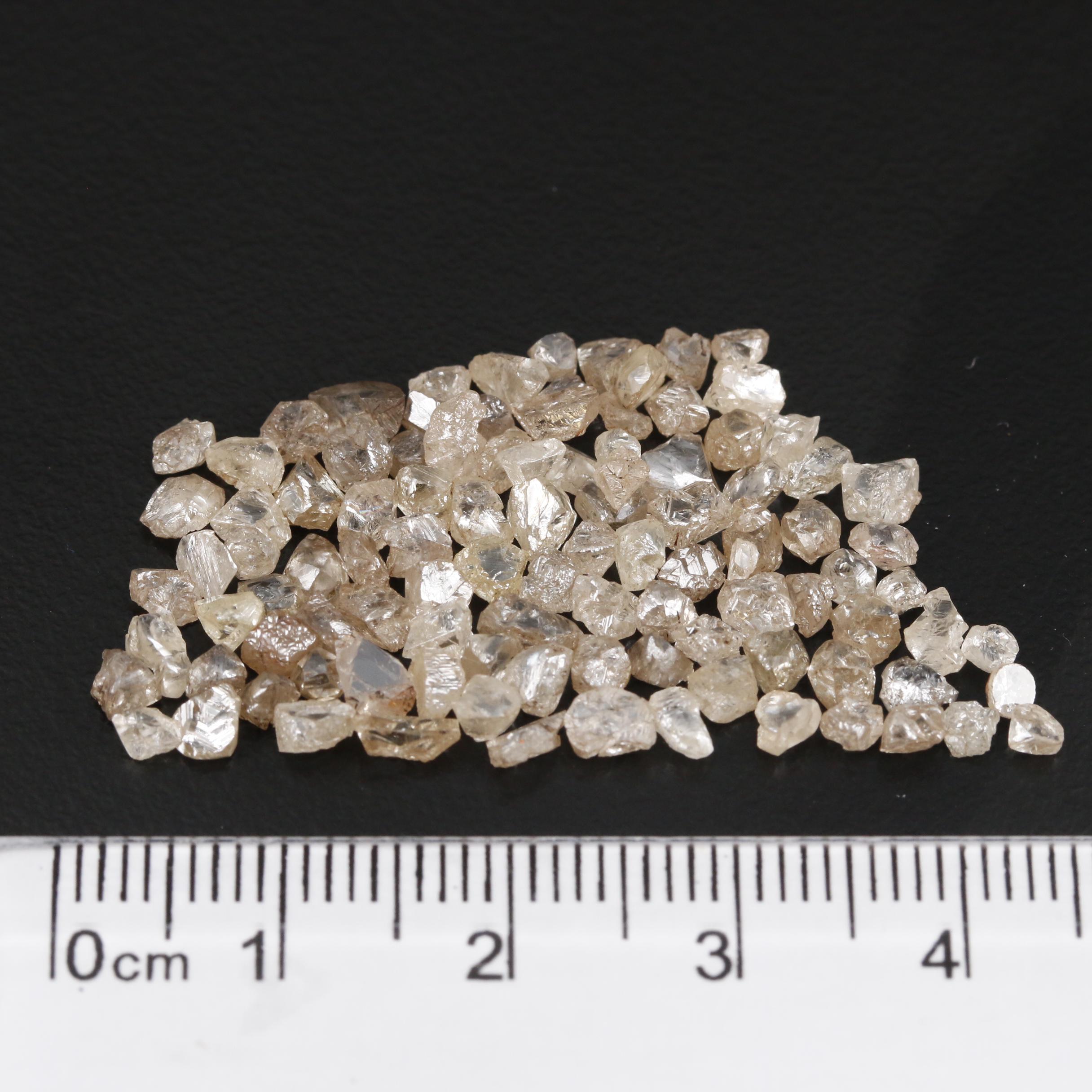Loose 16.05 CTW Rough Cut Diamonds