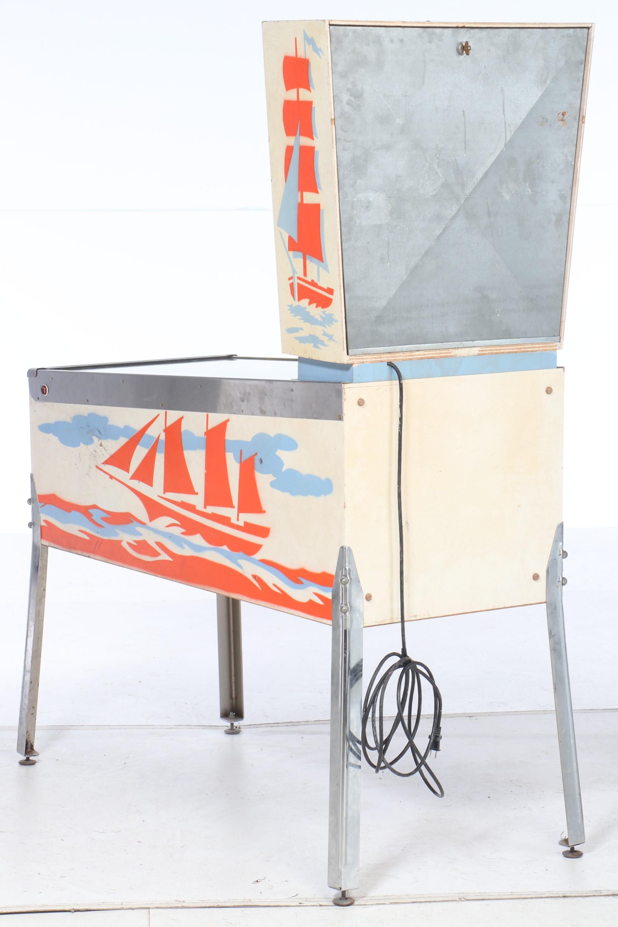D. Gottlieb & Co. Buccaneer Pinball Machine, Mid 20th Century