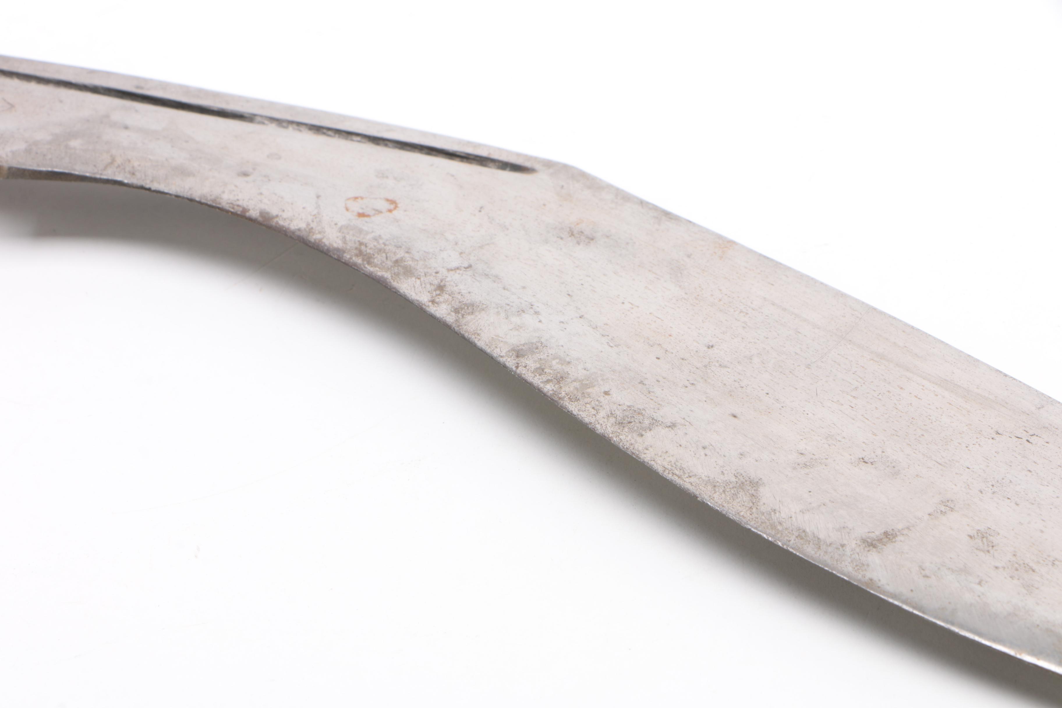 Indian-British Kukri Gurkha "DD-64" Curved Blade Fighting Long Knife