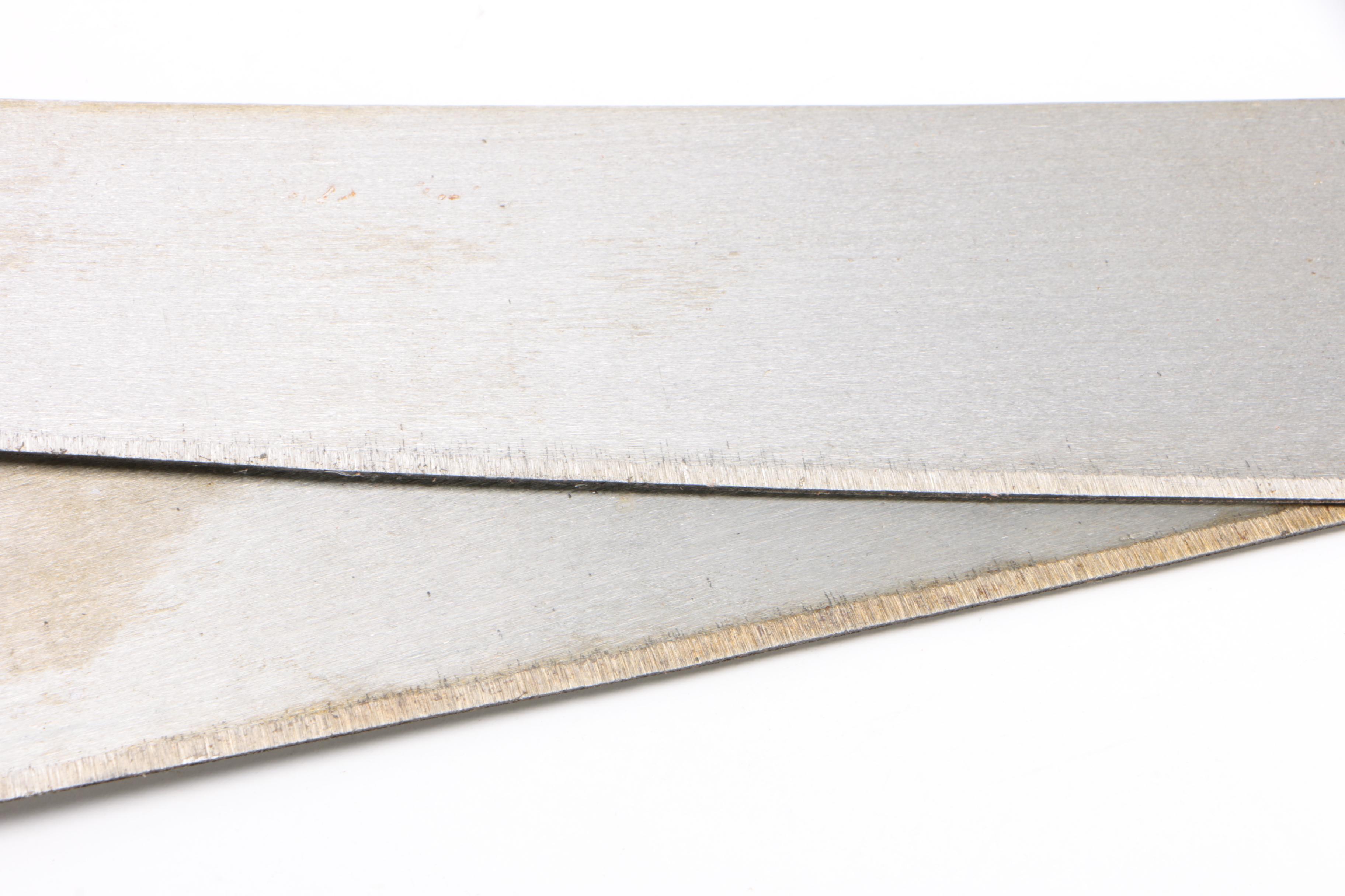 El Salvador Imasco La Marca Corneta Model No. 127 Machetes with Leather Sheaths