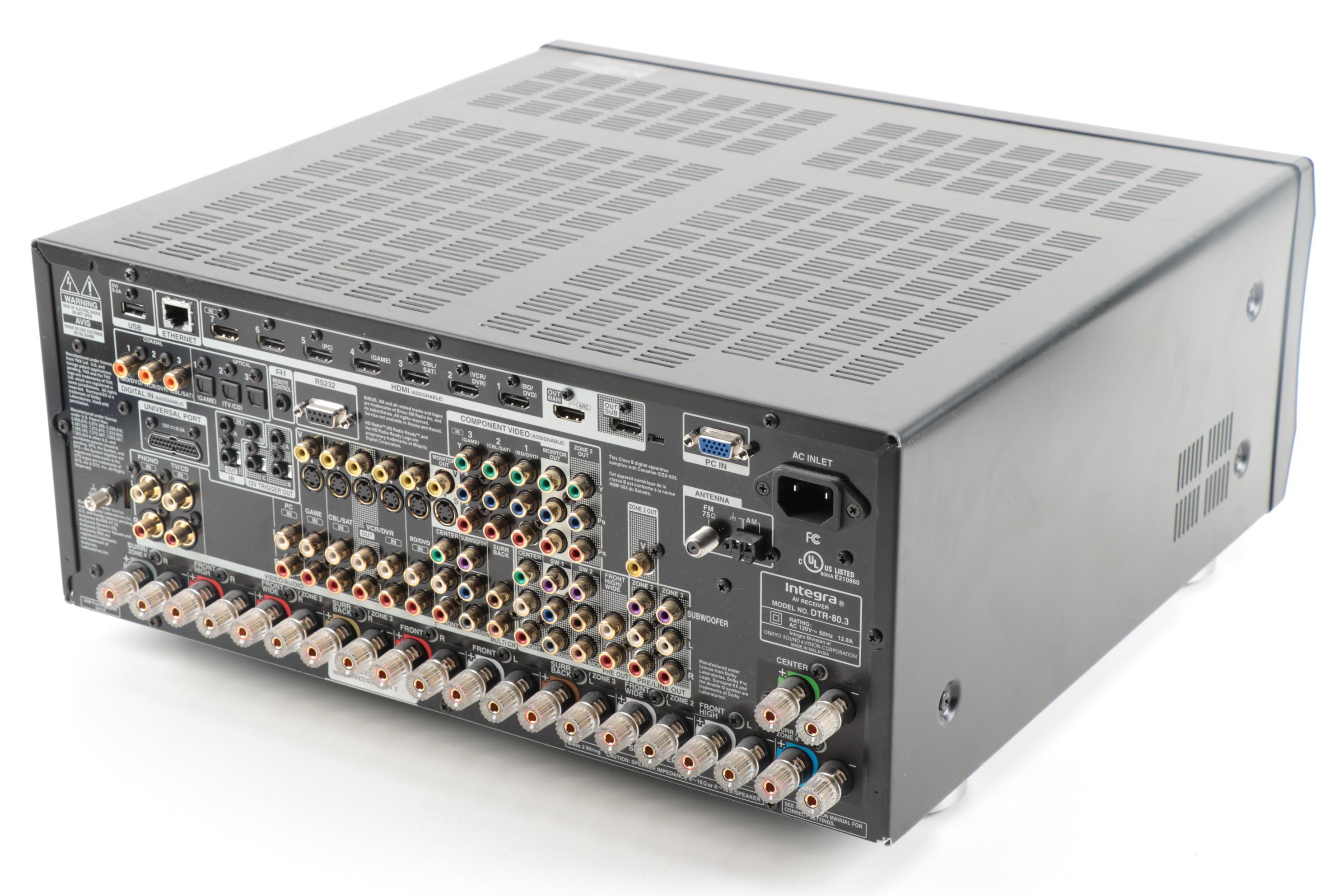 Integra DTR-80.3 Audio/Video Receiver