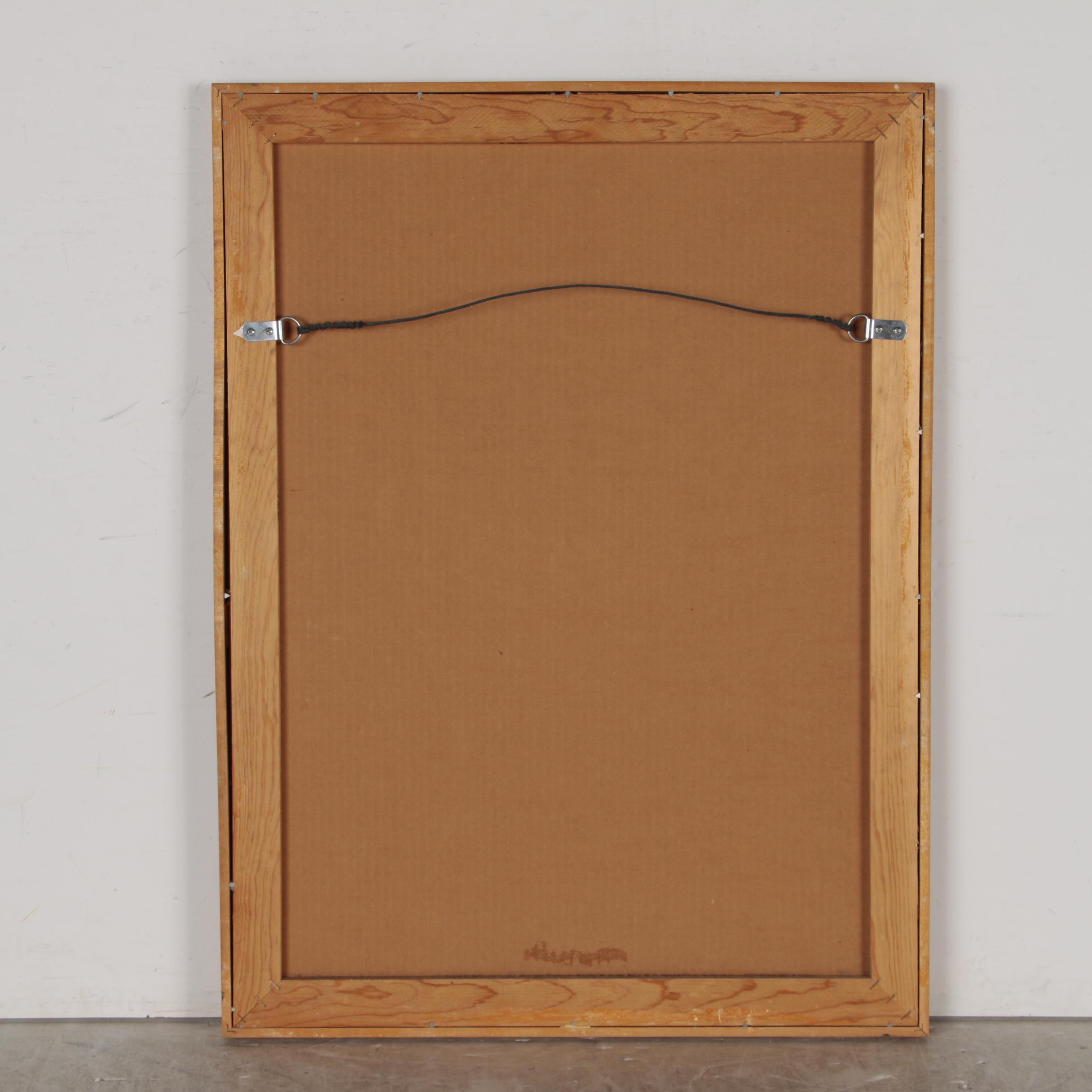 Karel Appel Color Lithograph "Blue Boy"