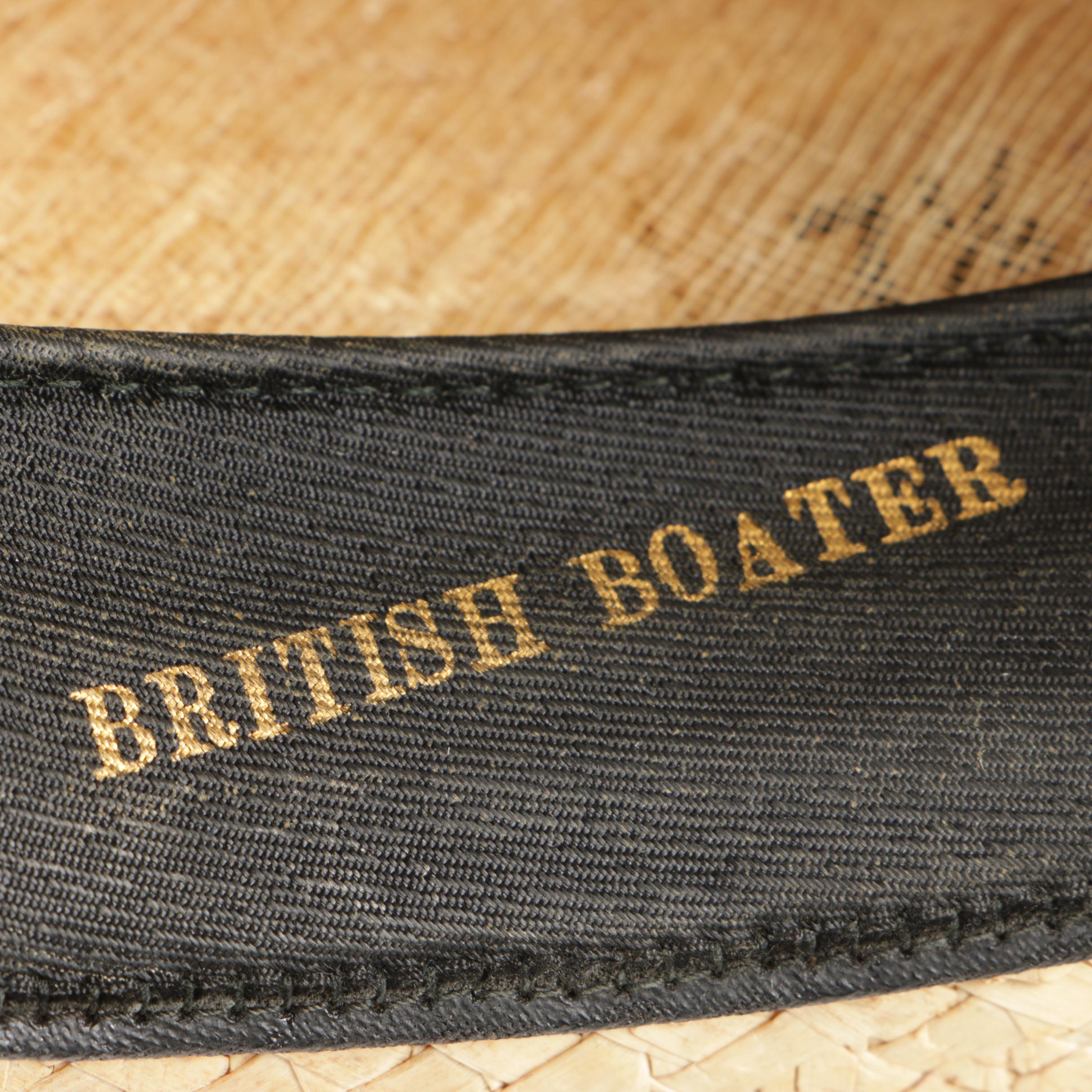 Thomas Begg Original and Paragon Straw Boater Hats, Vintage