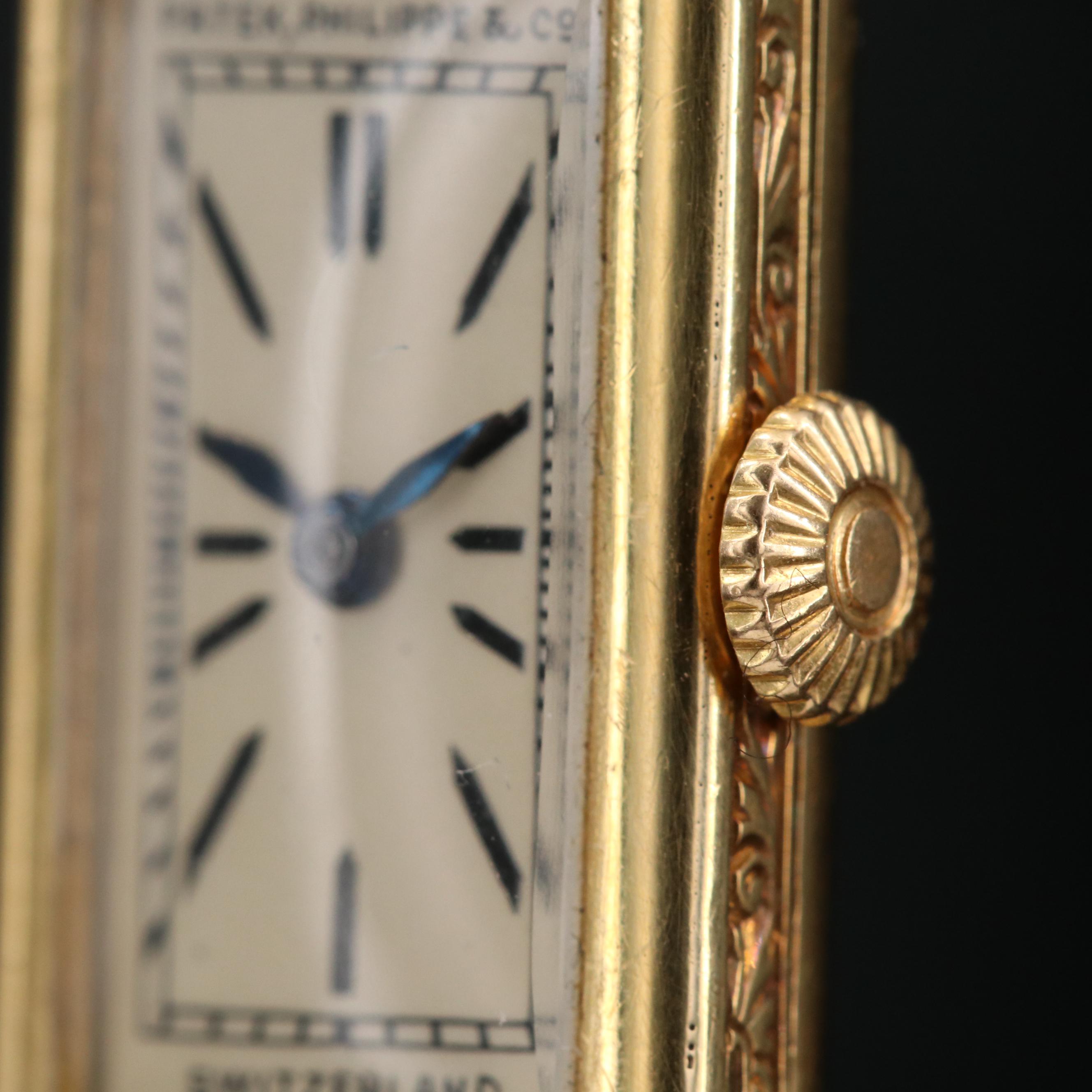 Vintage Patek Philippe 18K Gold Watch, Circa Late 1920s