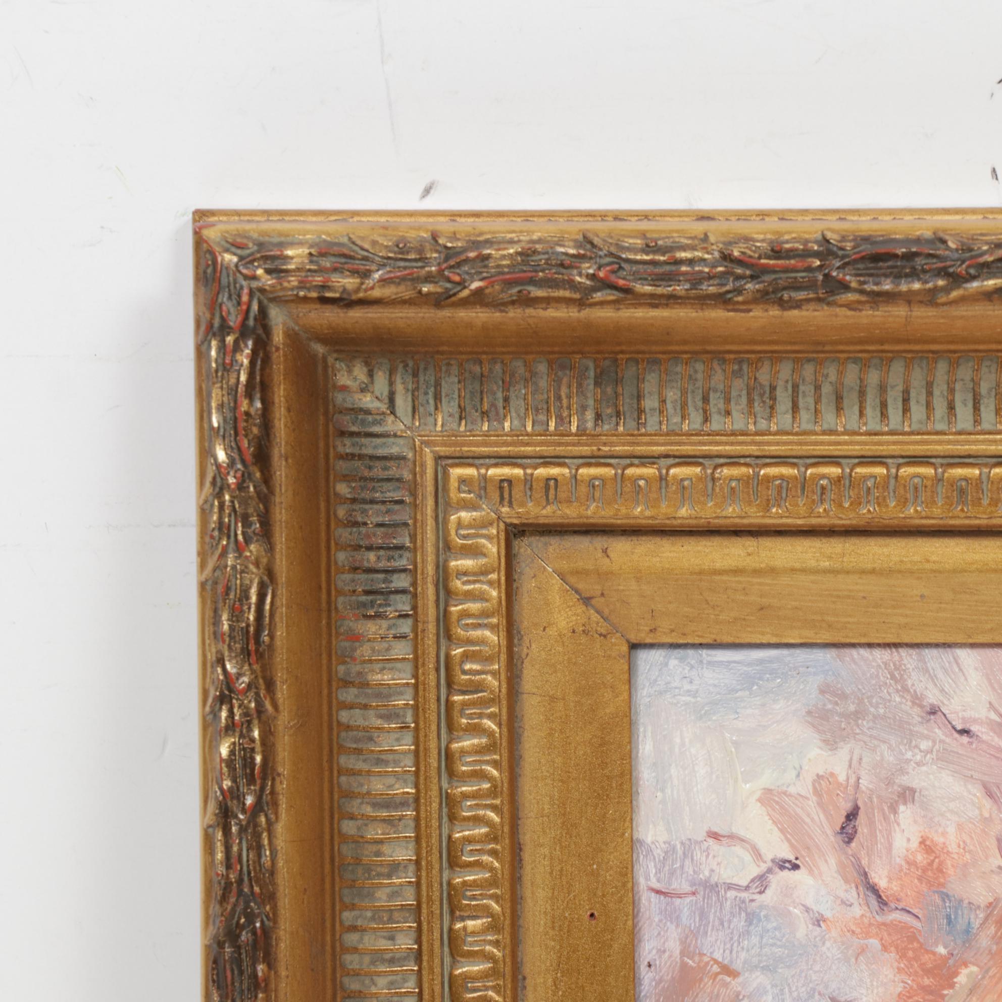 Anna Louise Thorne Oil Painting "Scioto County-Fall", 1940