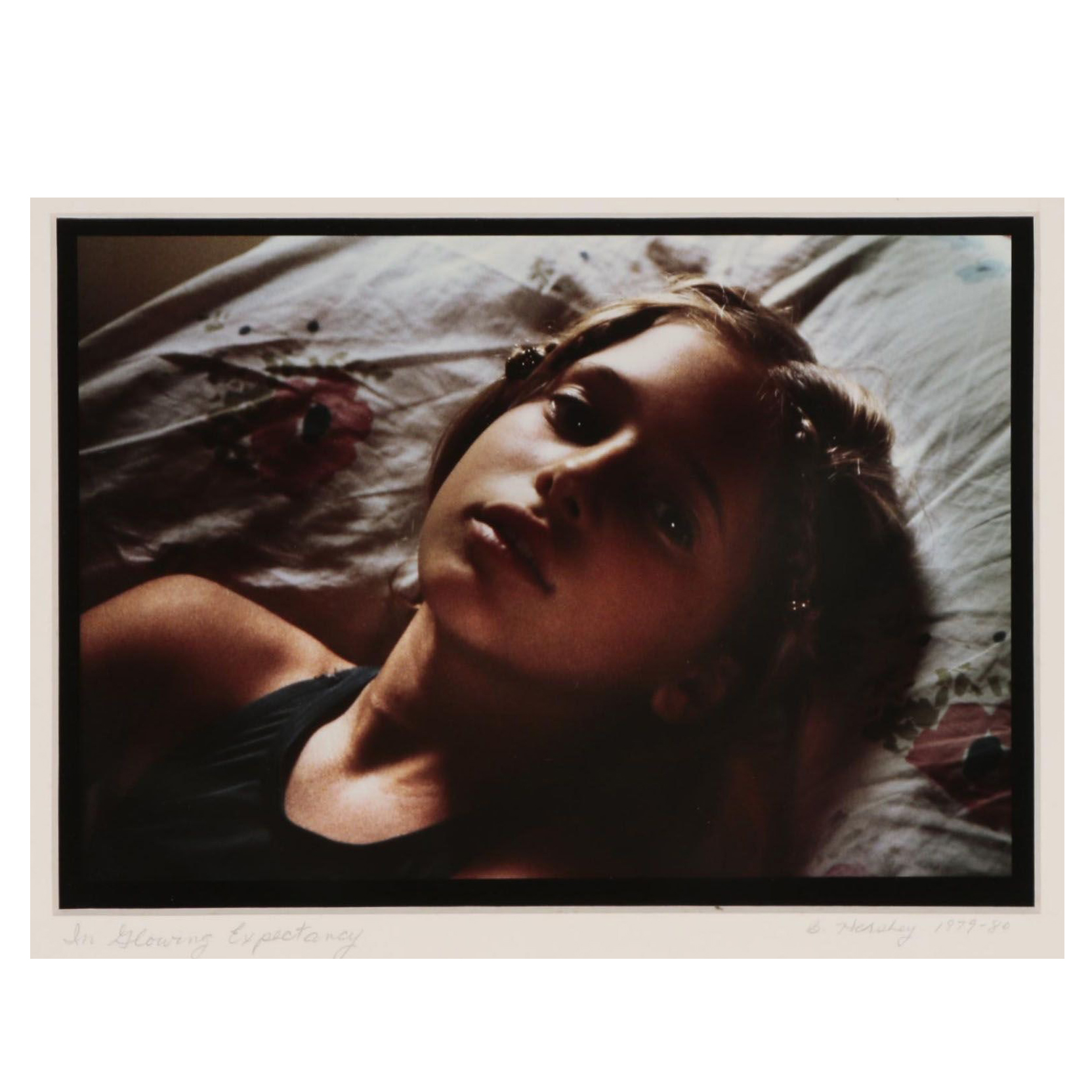 Barbara Hershey Portrait Cliché Verre Photograph "In Glowing Expectancy"