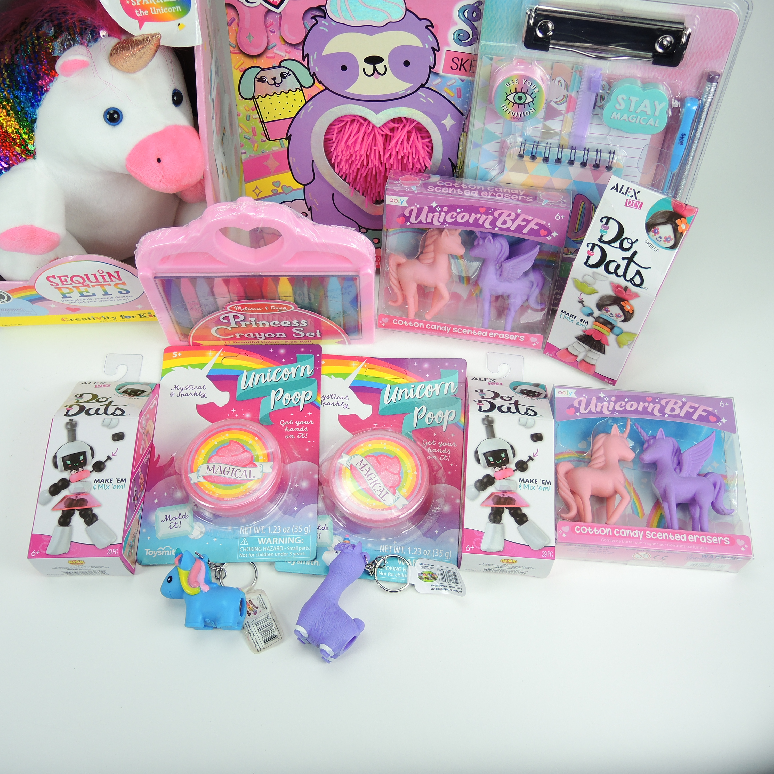 Faber-Castell "Sparkles the Unicorn" Toy,  Scrapbook Craft Kit, and More