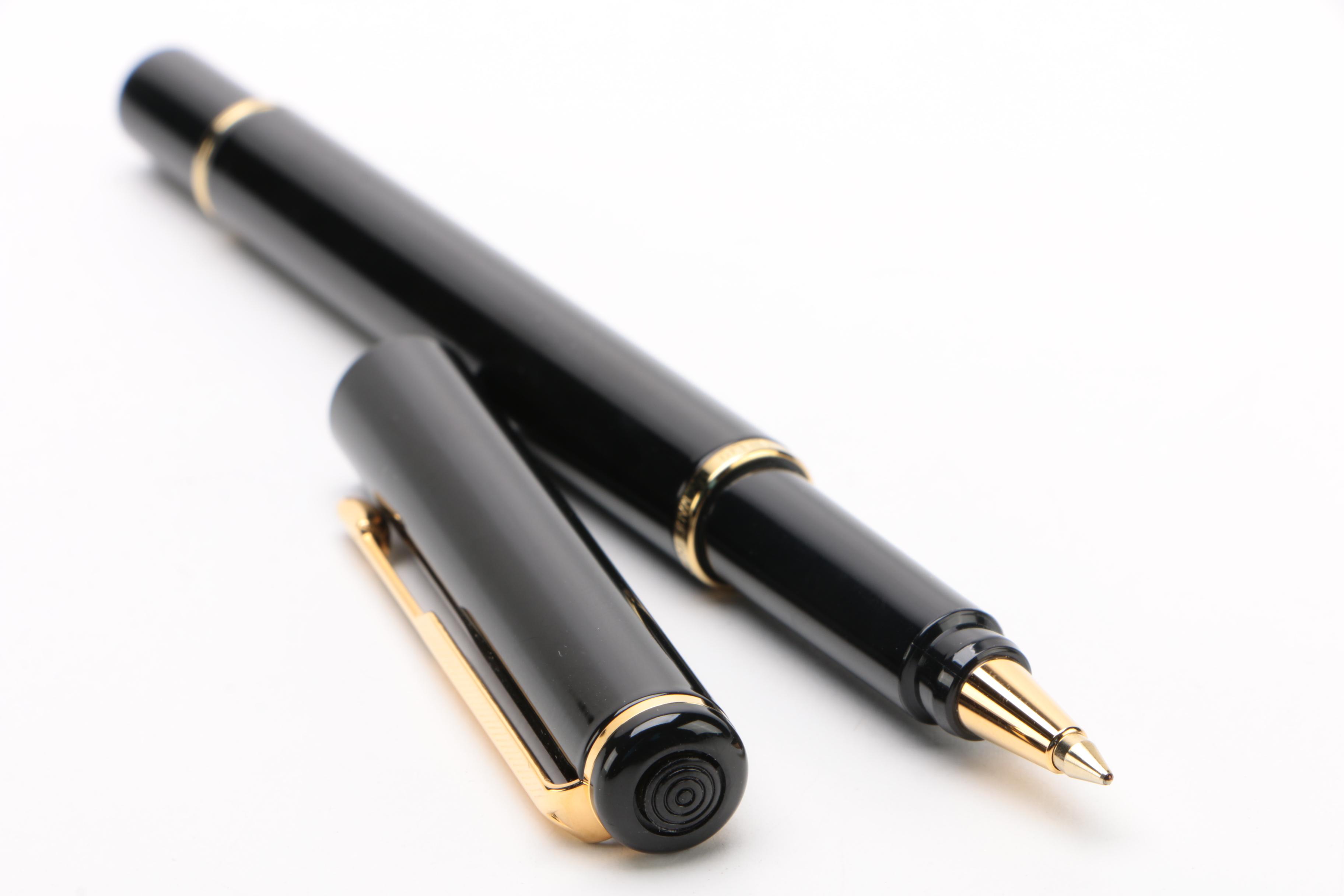 Parker "Rialto" Ballpoint Pen in Black Lacquer, UK Edition, 1996