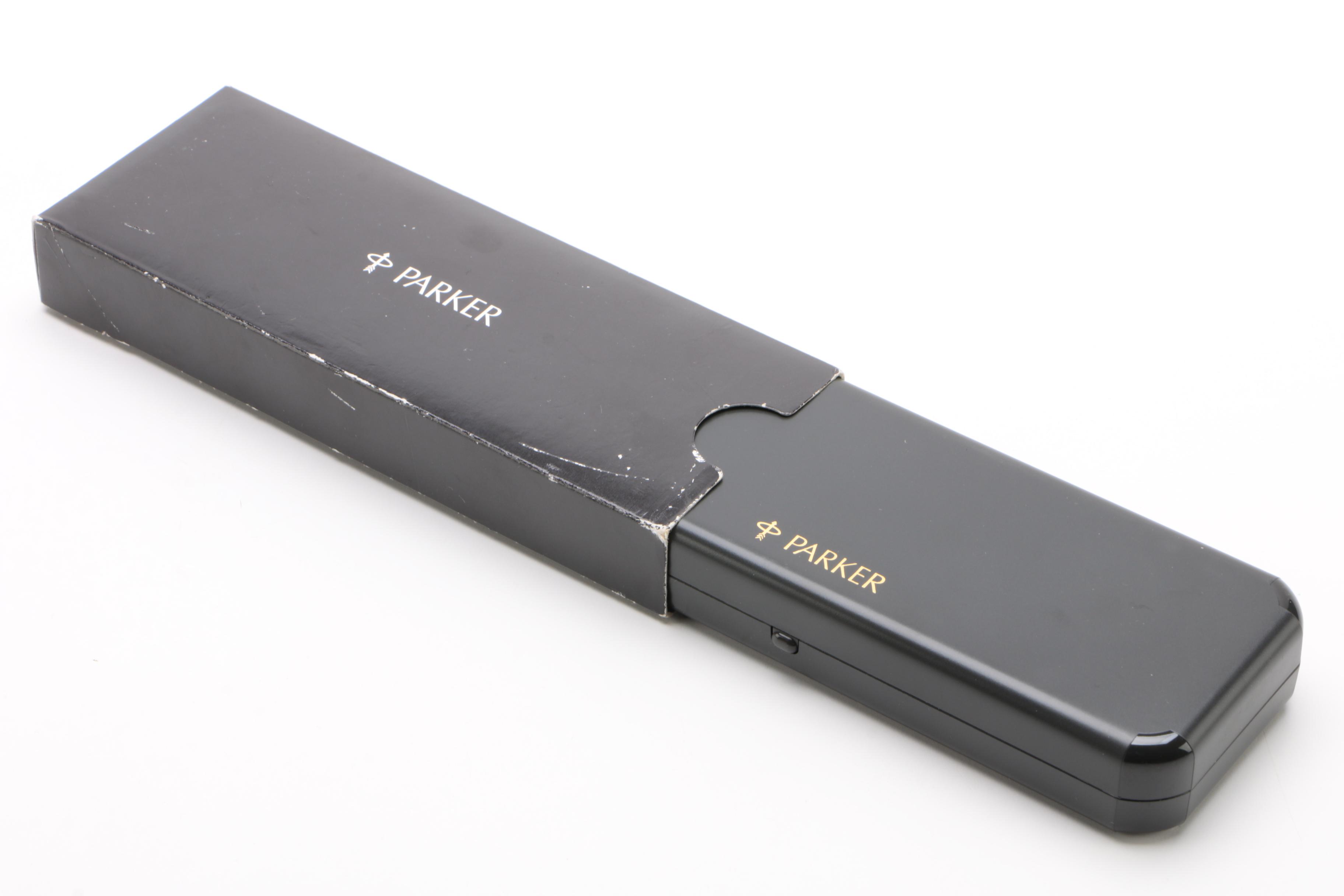 Parker "Rialto" Ballpoint Pen in Black Lacquer, UK Edition, 1996