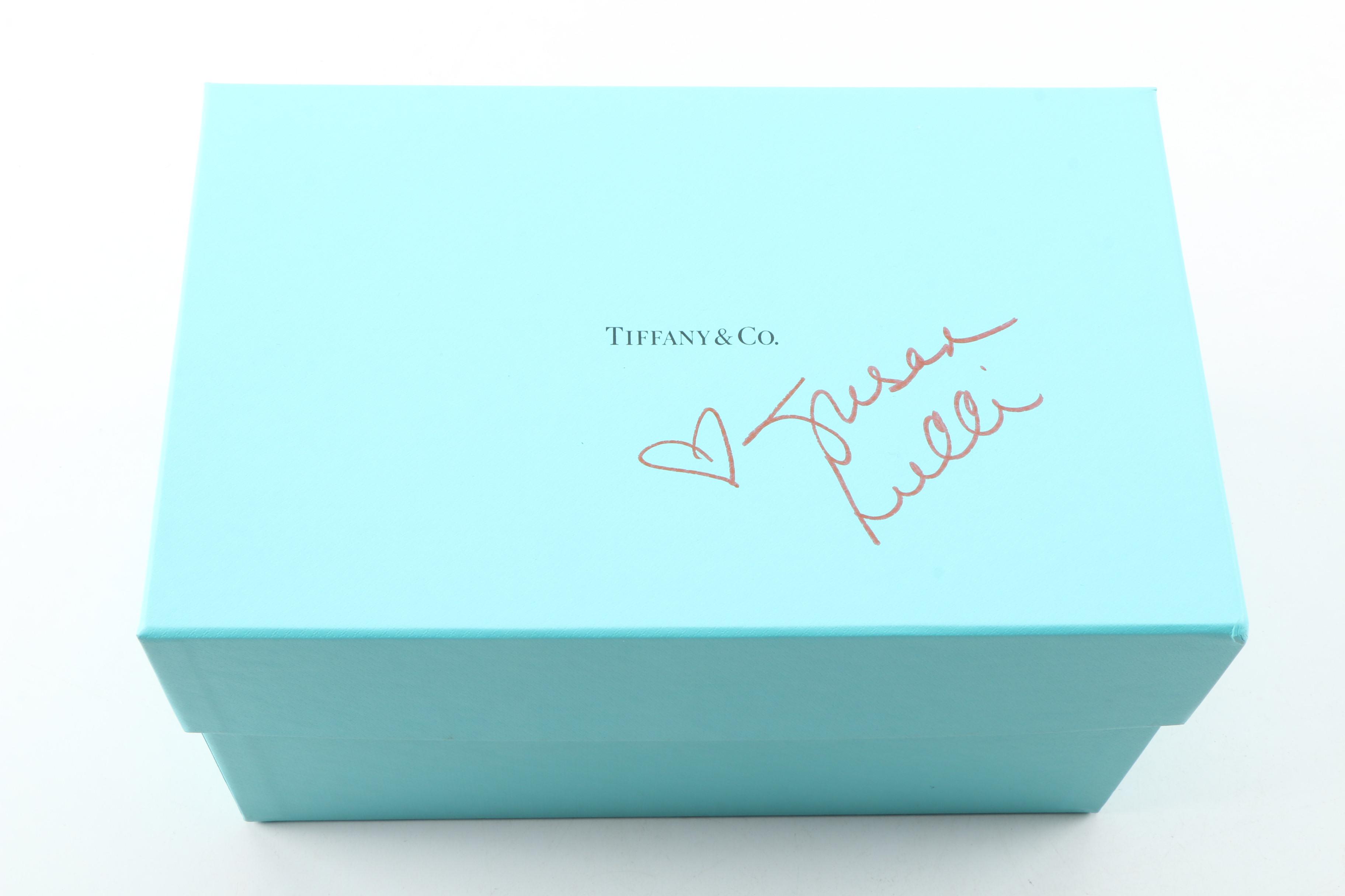 $50.00 EBTH Gift Certificate, Tiffany Box Signed by Susan Lucci, and Shop Bags