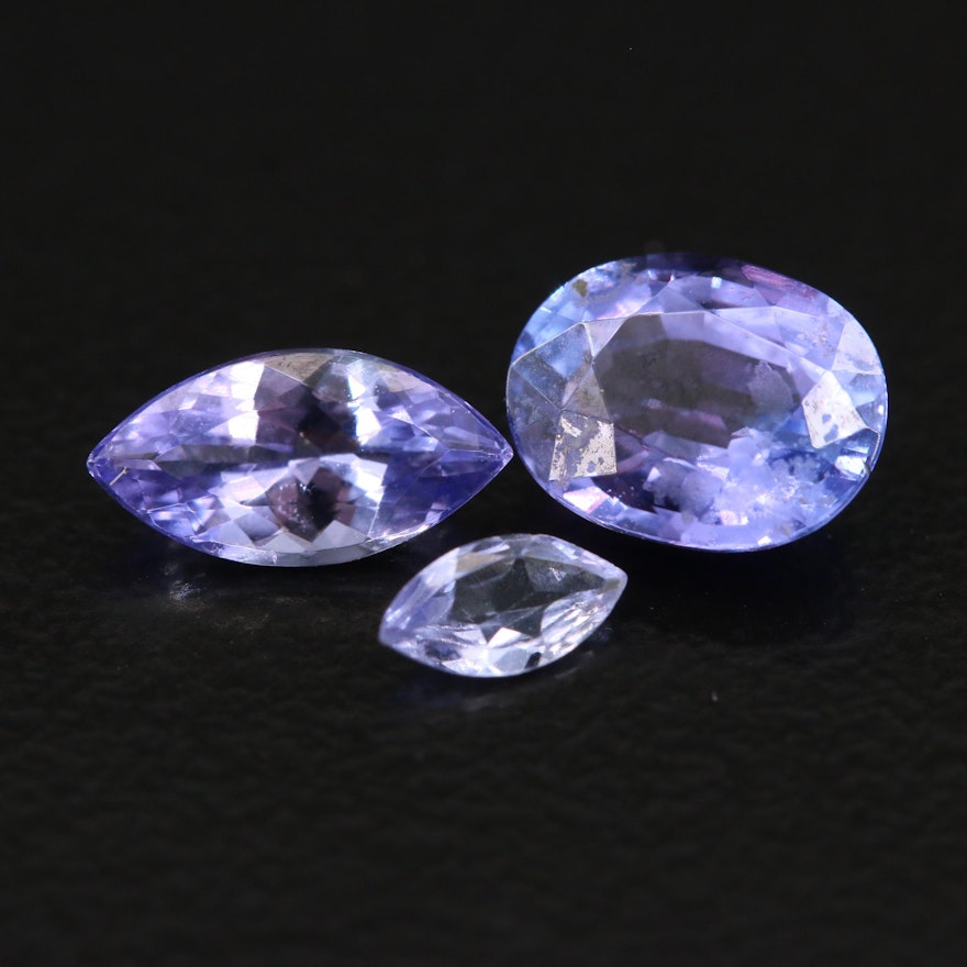 Loose 1.86 CTW Tanzanite Gemstone