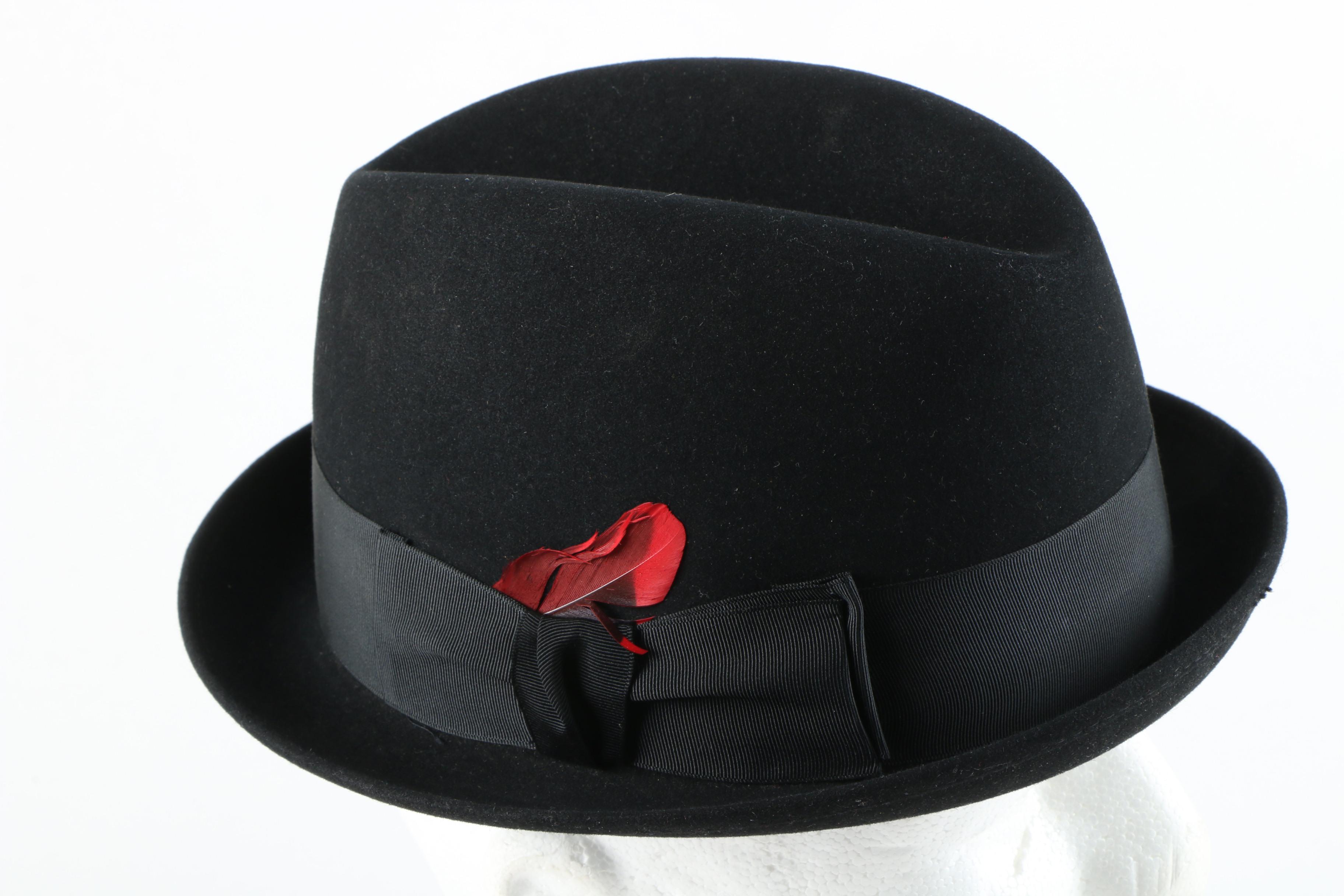 Thomas Begg New York "Via Romagna" Fedora and Disney Hats Box