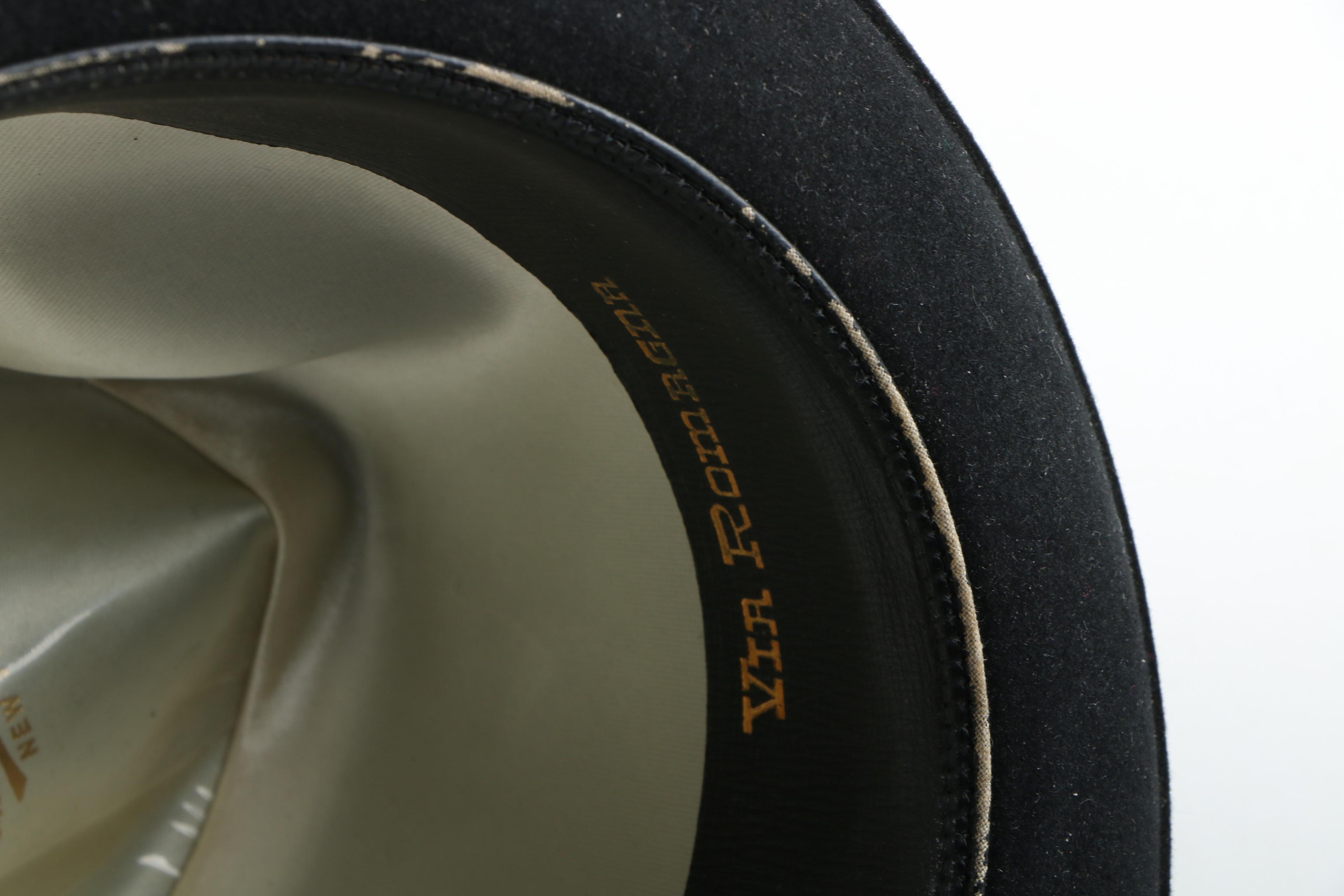 Thomas Begg New York "Via Romagna" Fedora and Disney Hats Box