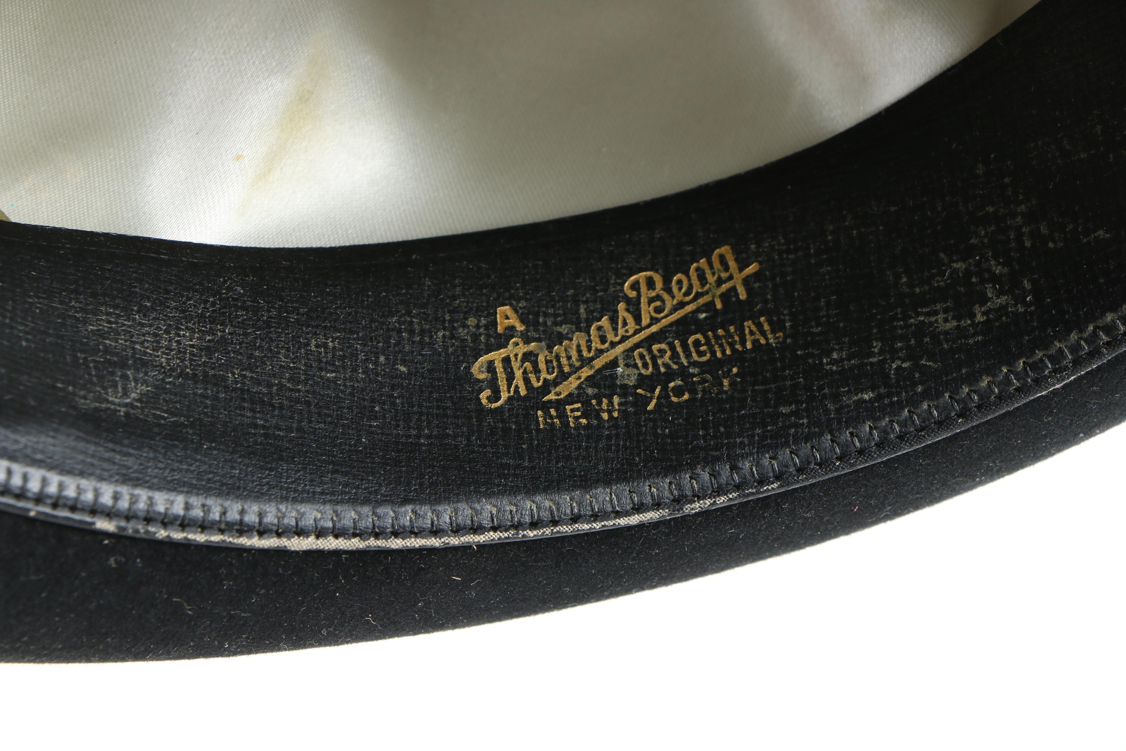 Thomas Begg New York "Via Romagna" Fedora and Disney Hats Box