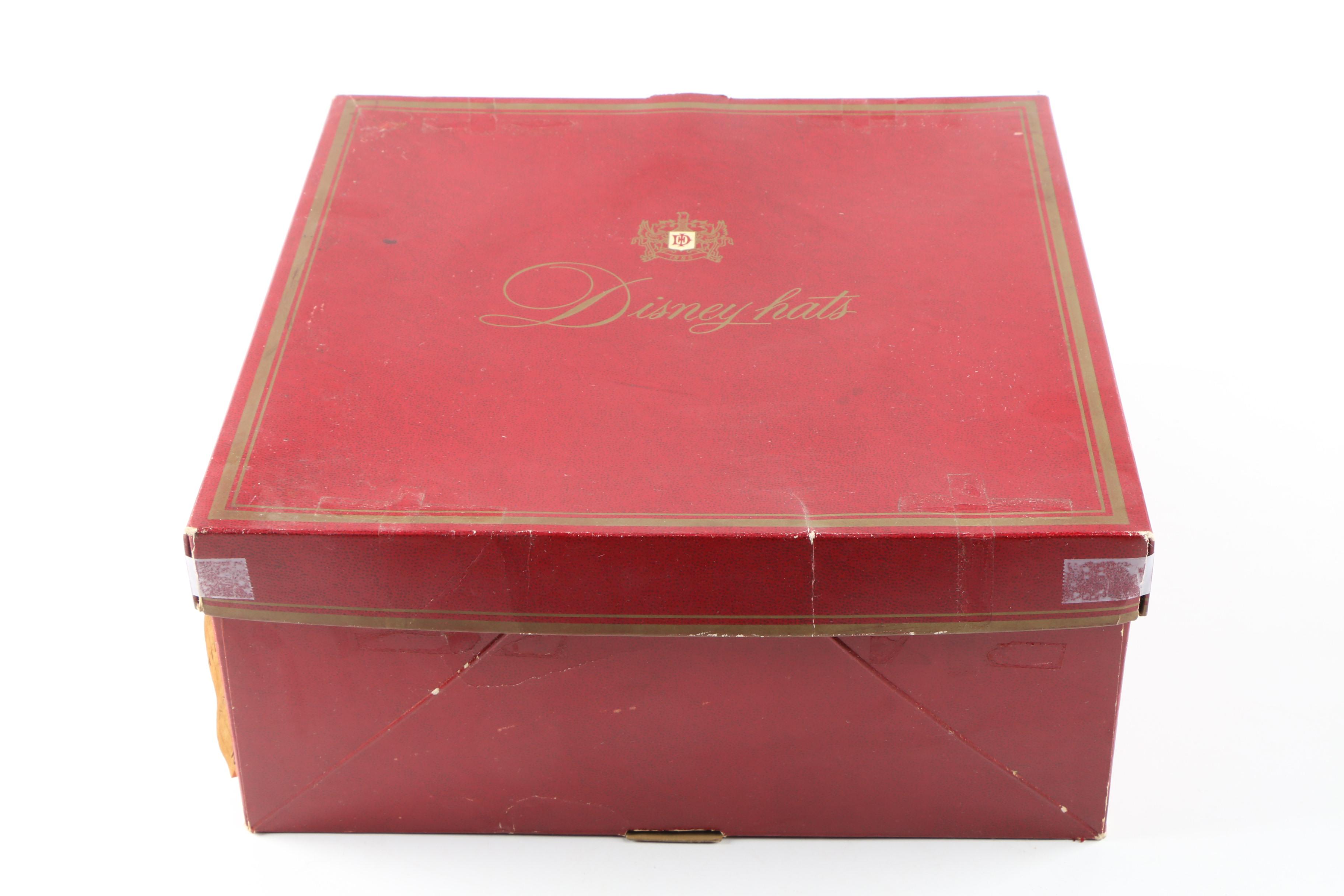 Thomas Begg New York "Via Romagna" Fedora and Disney Hats Box