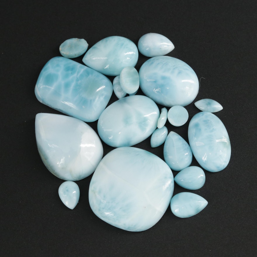 Loose 99.75 CTW Larimar Gemstones