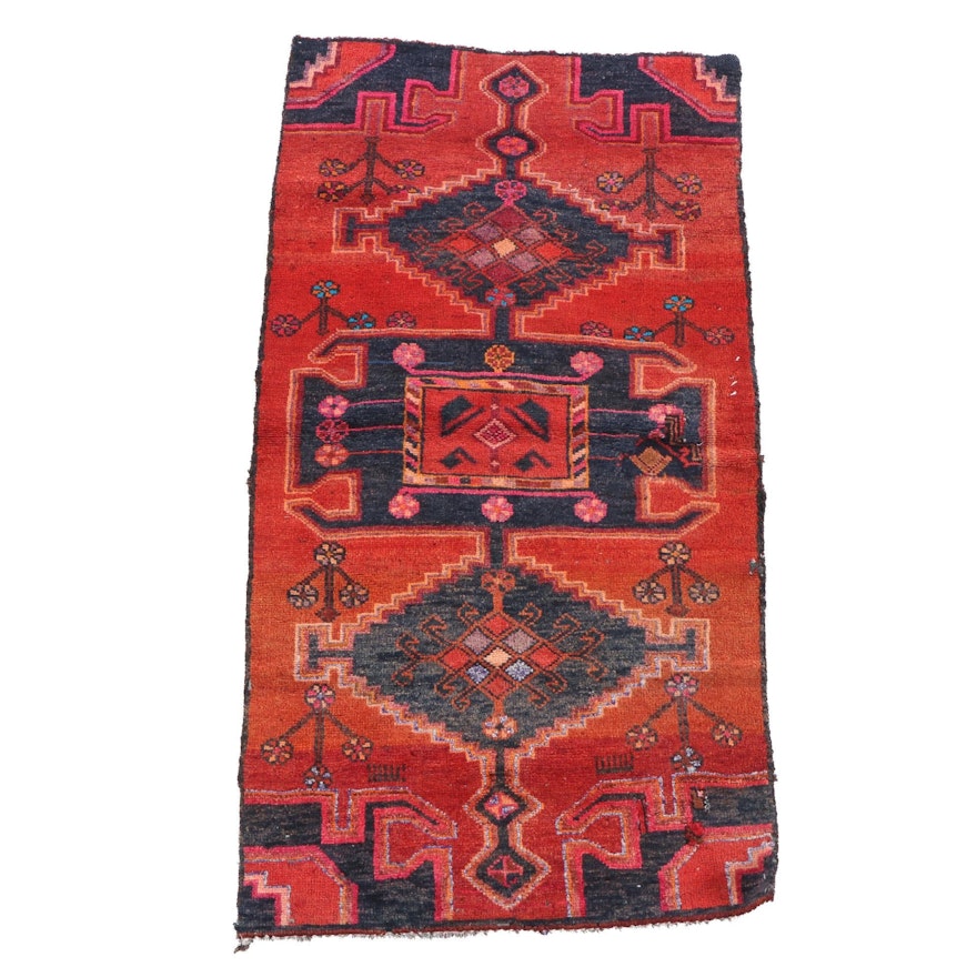 3'1 x 6'1 Hand-Knotted Persian Kolyai Wool Long Rug