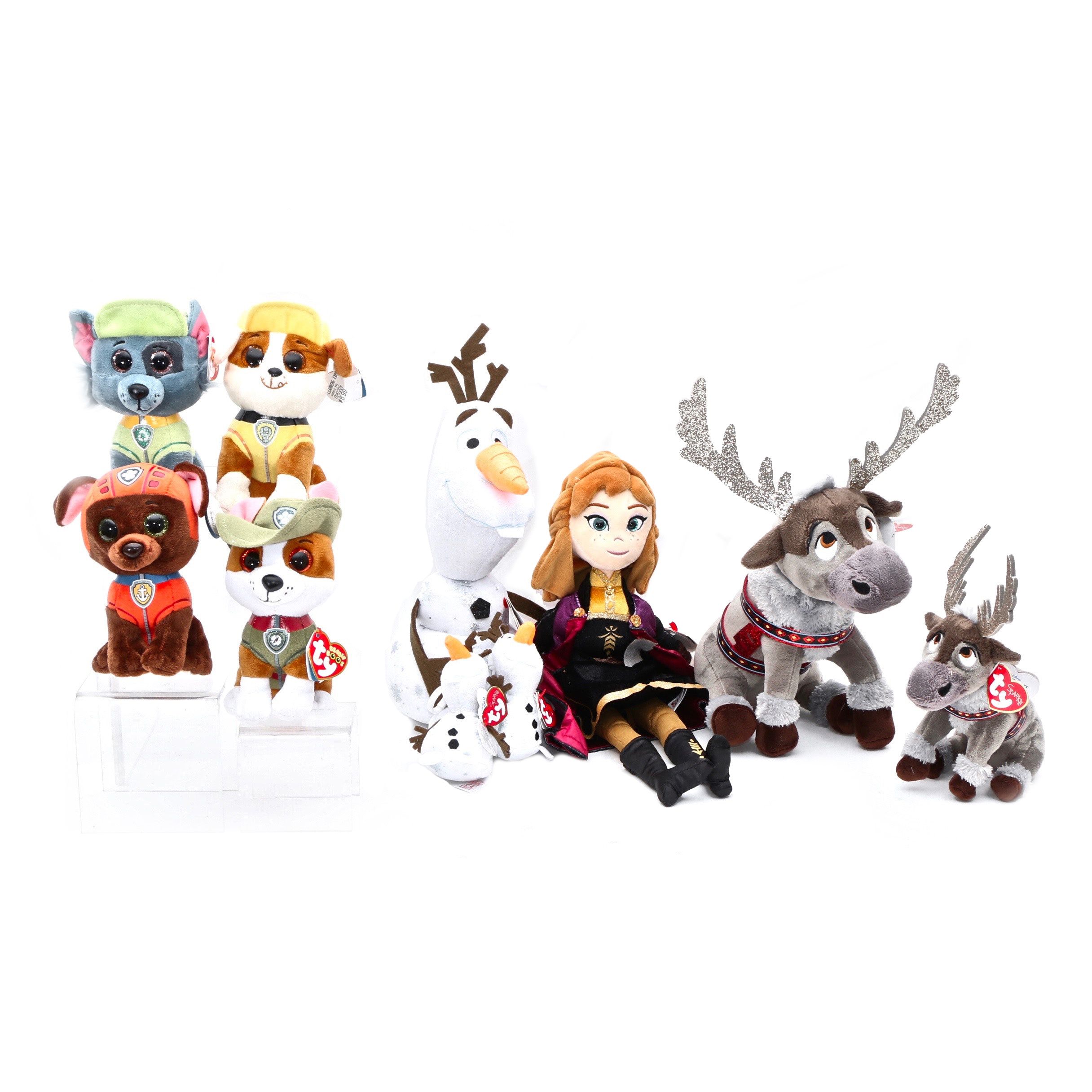 Ty Plush "Beanie Boos" and "Sparkle" Collections Including "Frozen" and Others