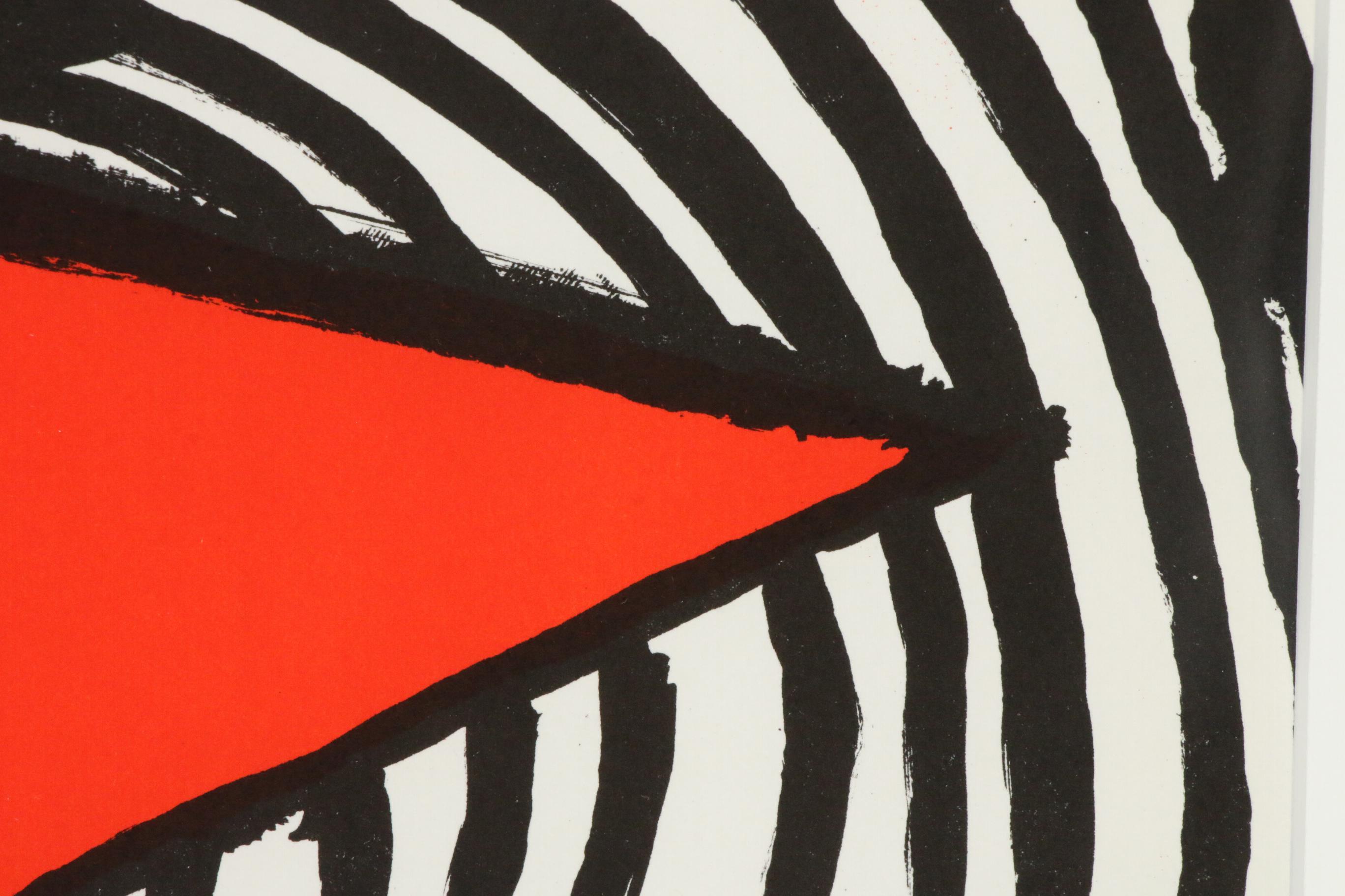 Alexander Calder Color Lithograph for "Derrière le Miroir," 1973