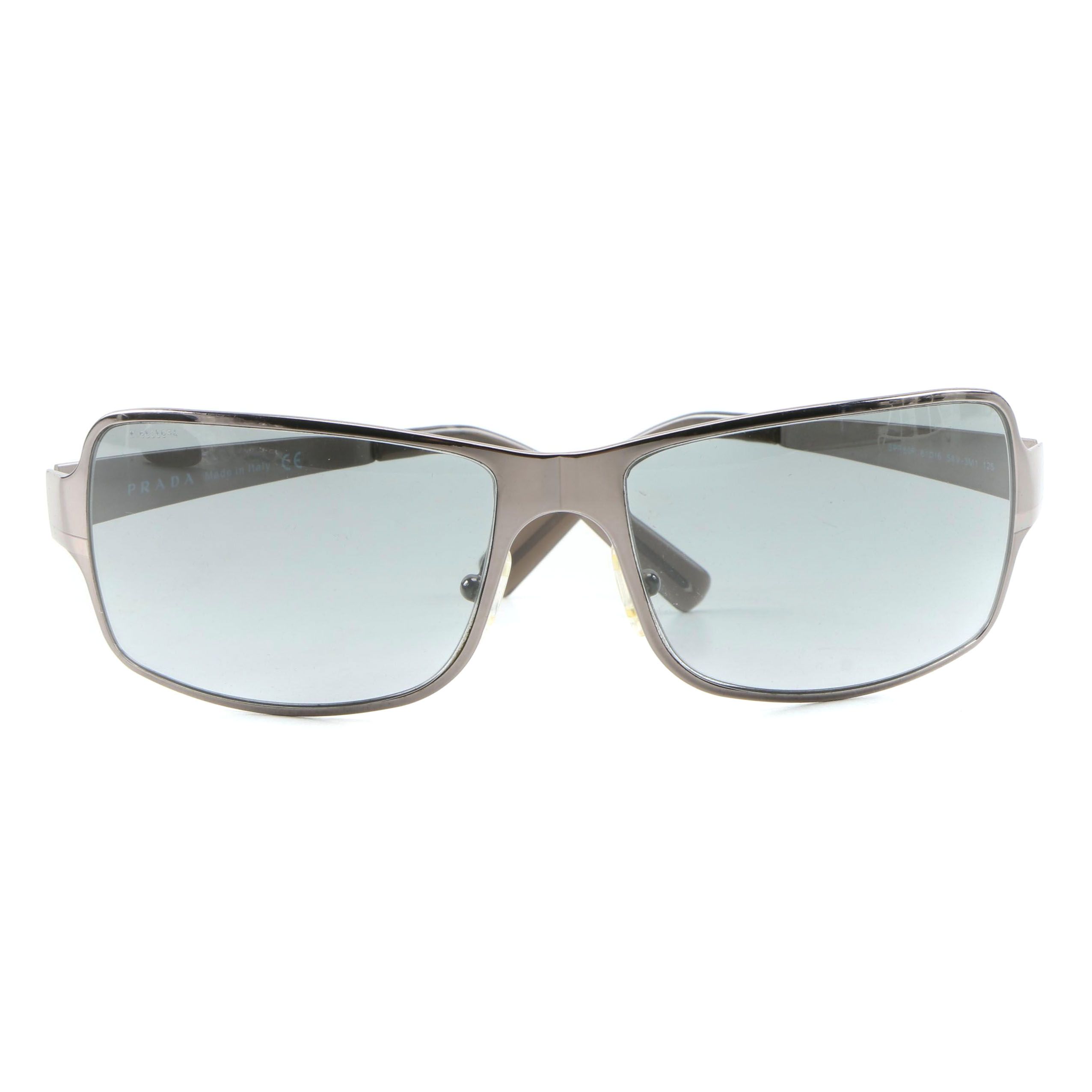Prada SPR 60F Metallic Sport Sunglasses with Case