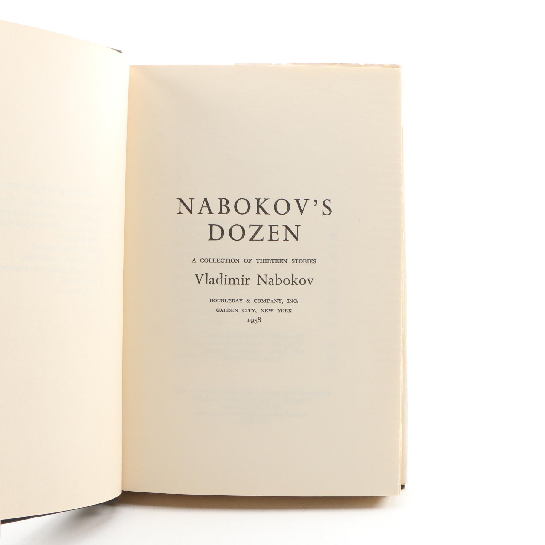 Fiction Books Including Vladimir Nabokov, Thomas Wolfe, and Émile Zola