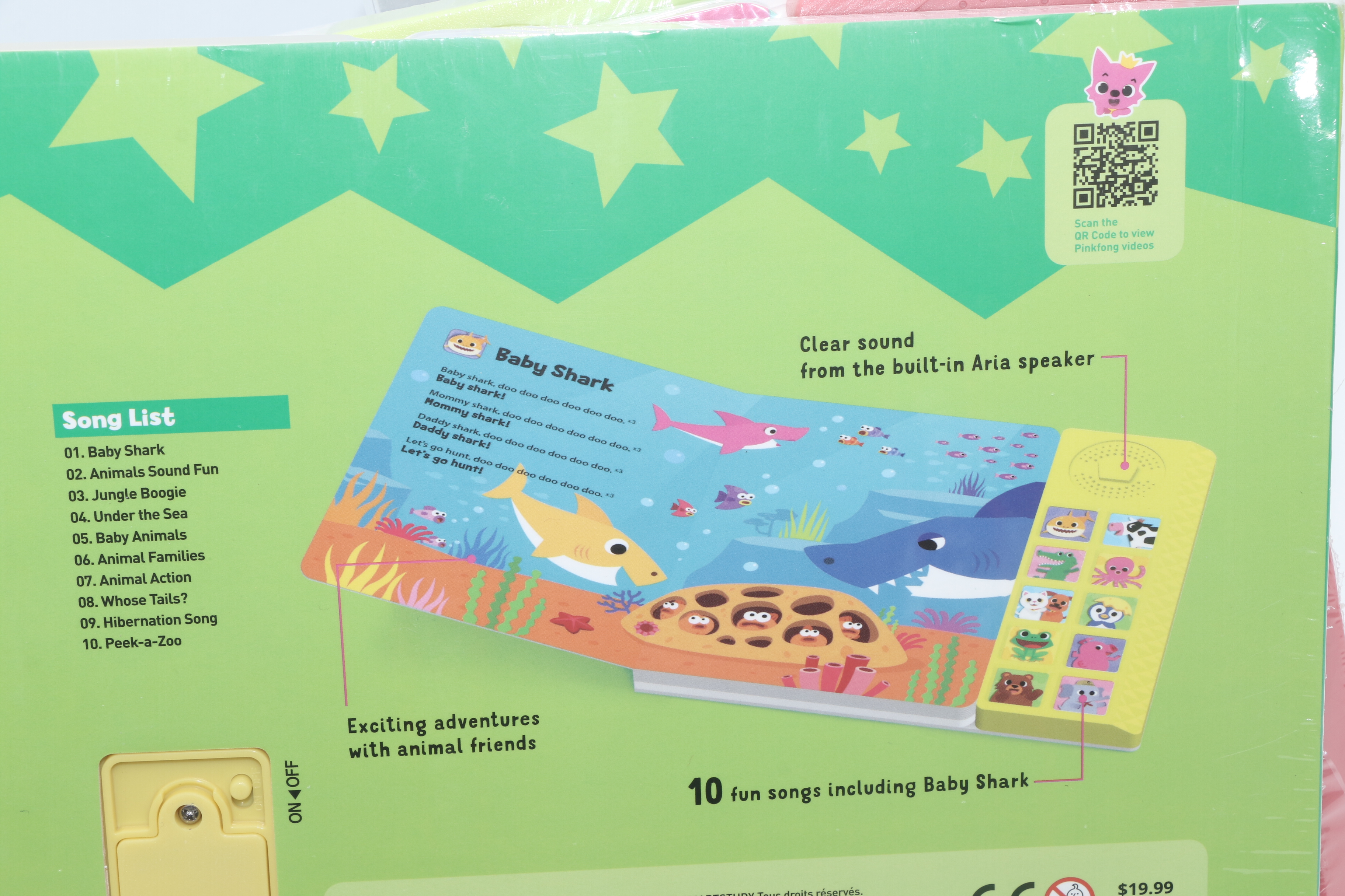 "Baby Shark" Melody Pad, Sound Books and Plush Toys by Pinkfong