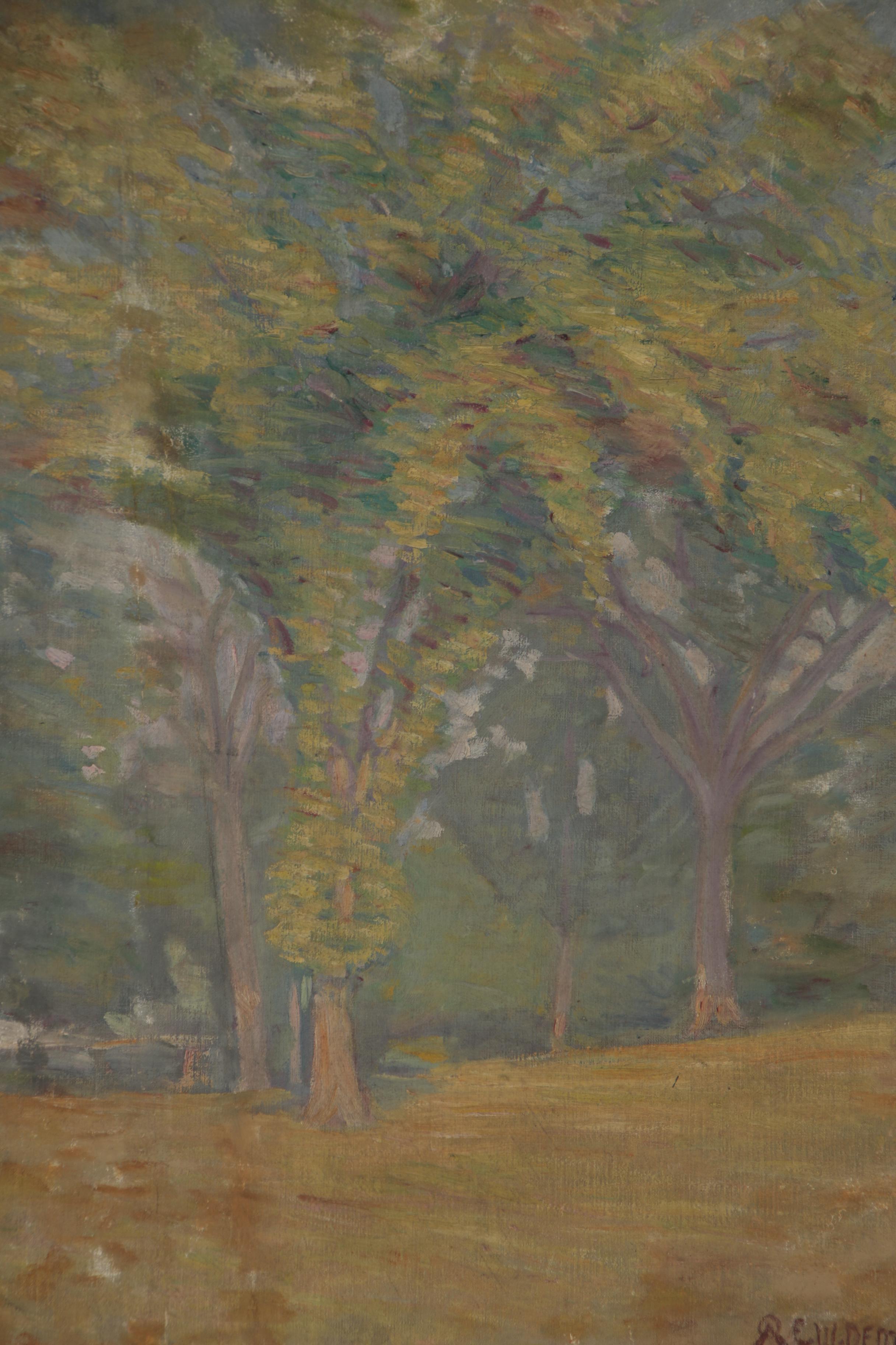 Edwin Willard Deming Landscape Oil Painting, Early 20th century