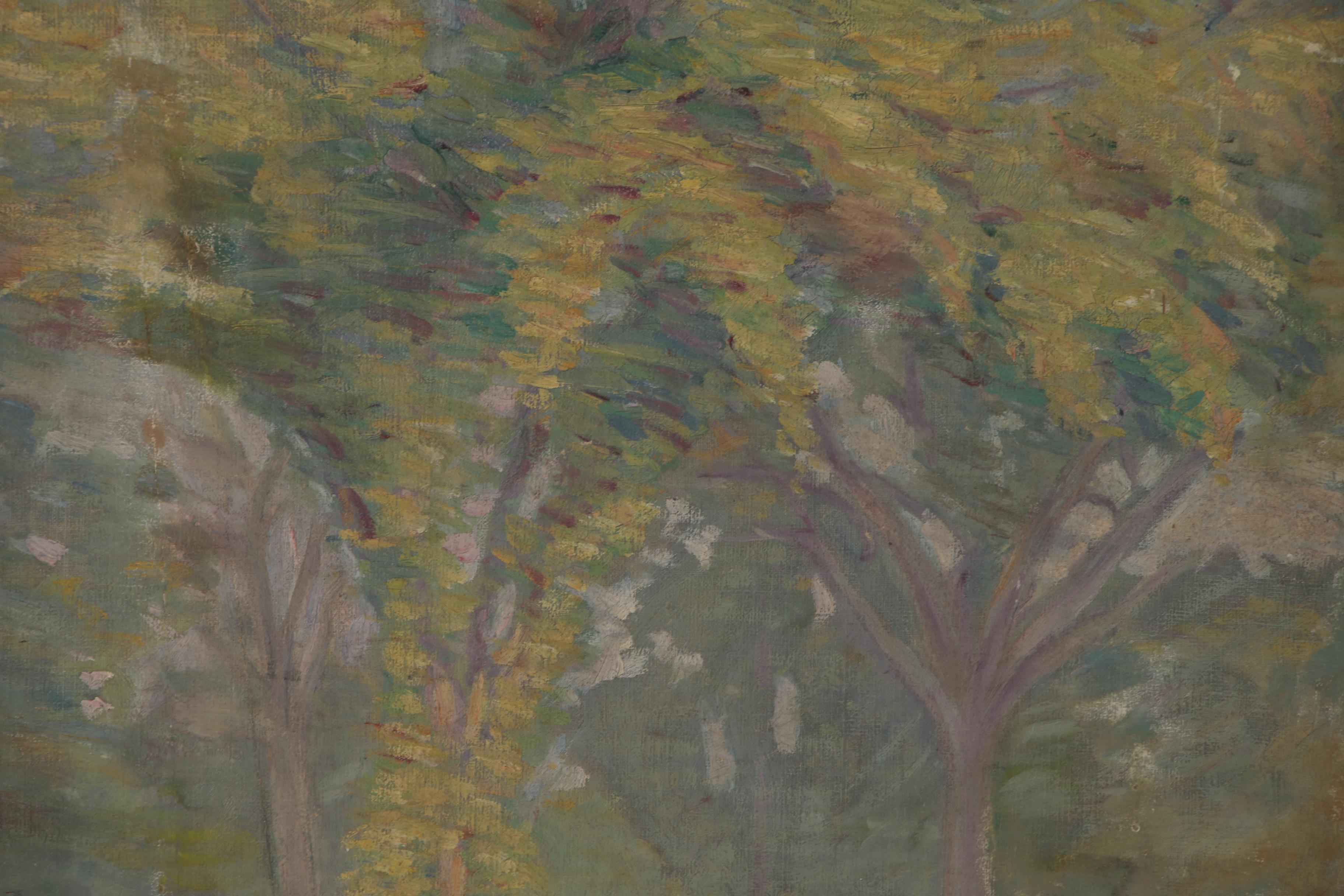 Edwin Willard Deming Landscape Oil Painting, Early 20th century