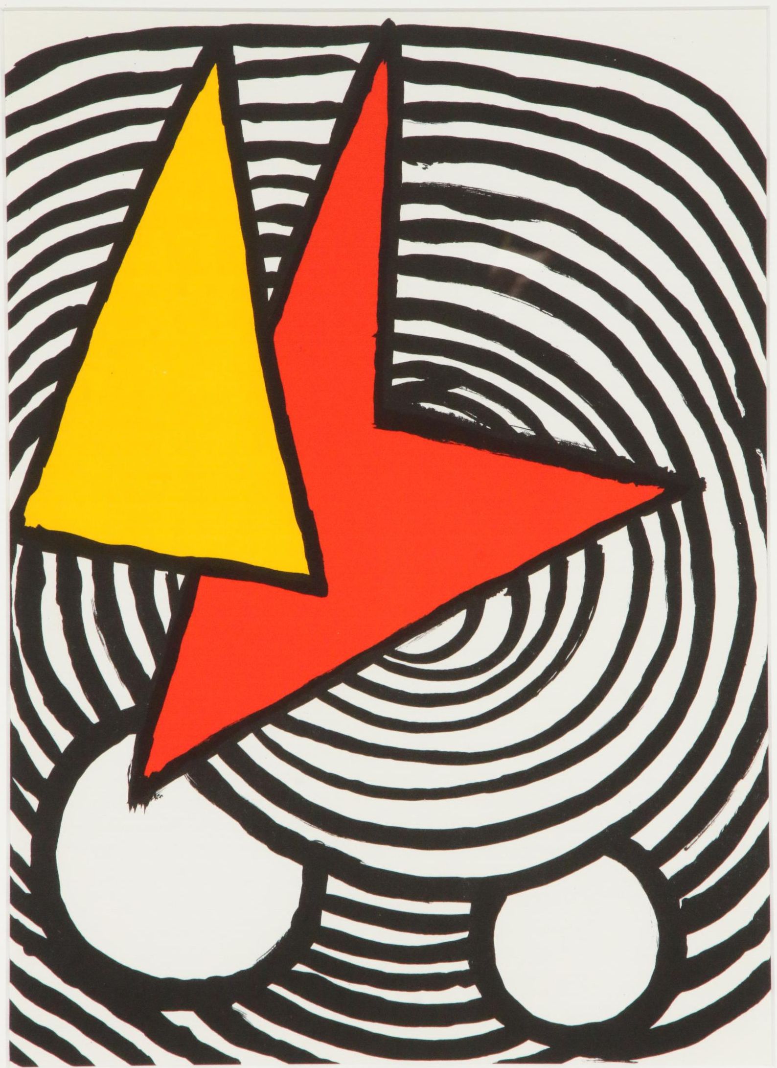 Alexander Calder Color Lithograph for "Derrière le Miroir," 1973