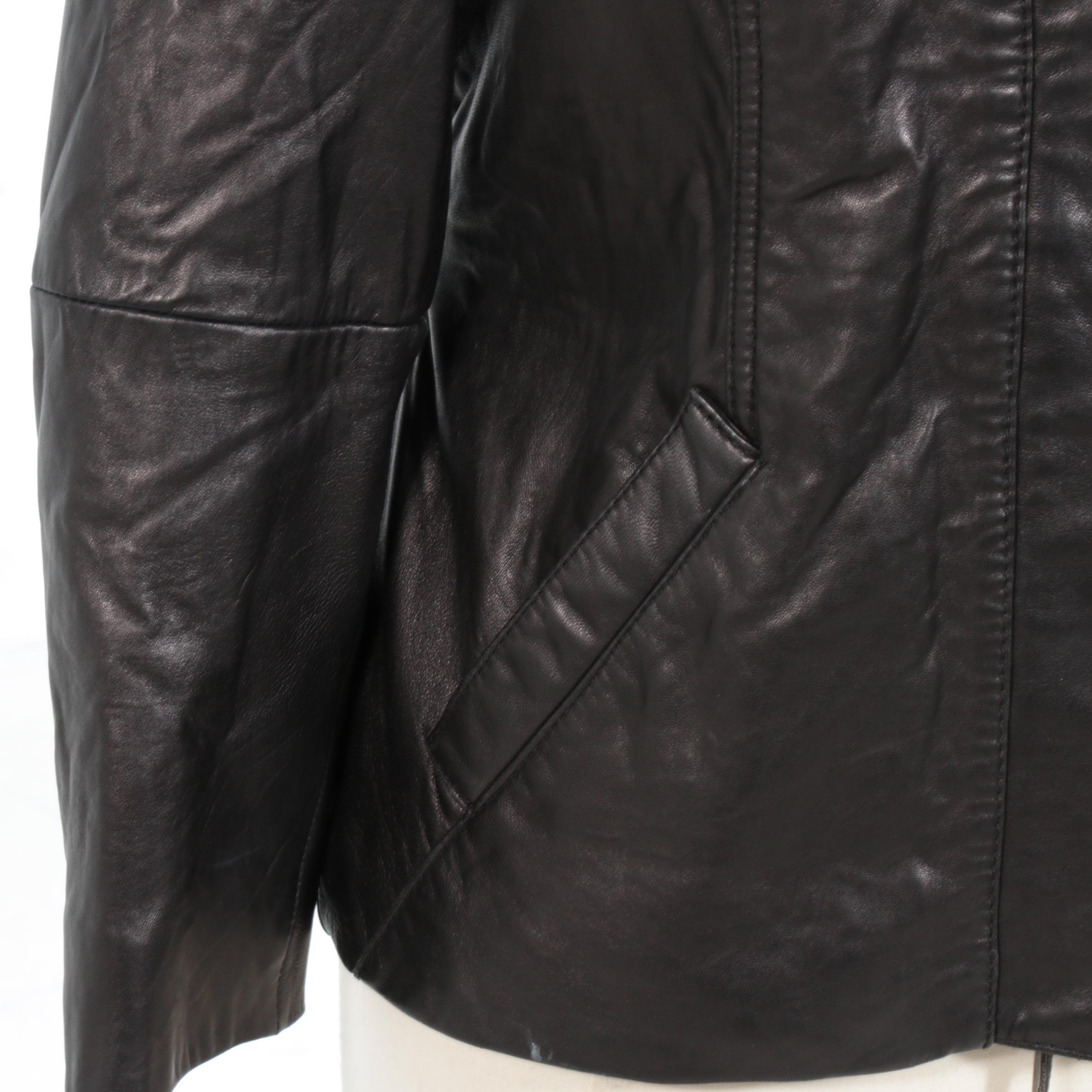 Eddie Bauer Black Leather Jacket
