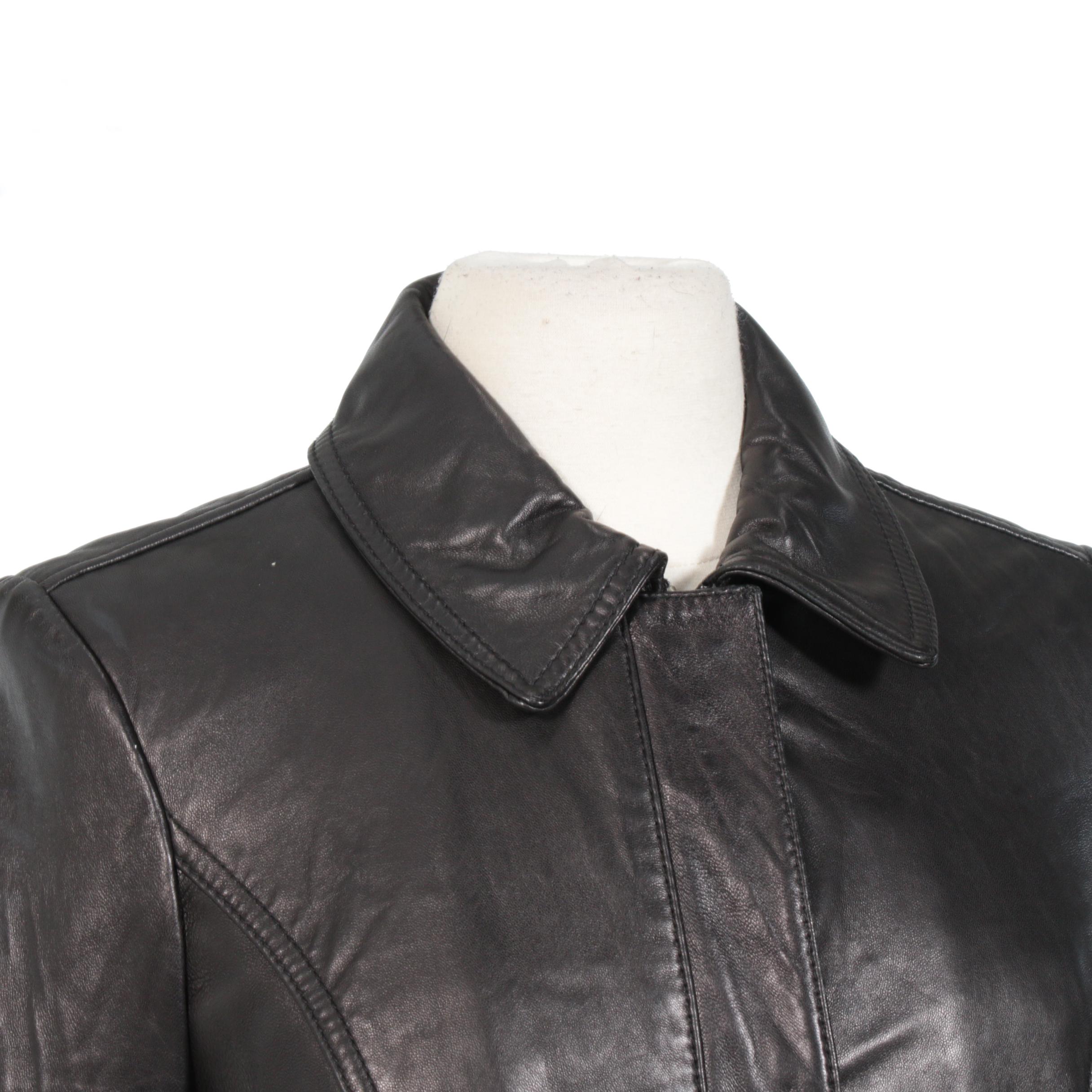 Eddie Bauer Black Leather Jacket