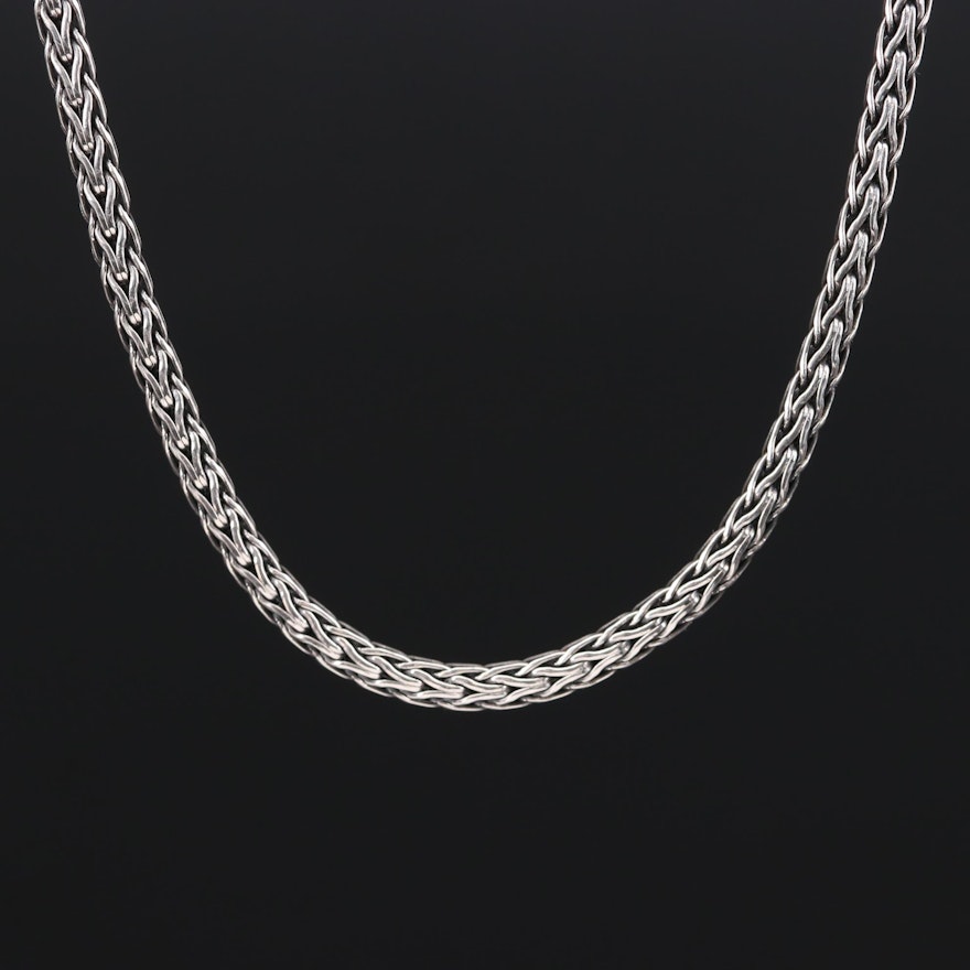 John Hardy Sterling Silver Chain Necklace
