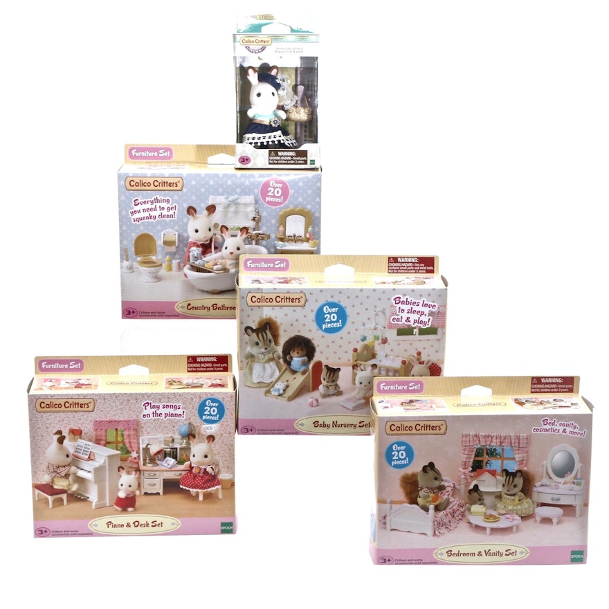 Calico Critters Furniture Sets and Figurine