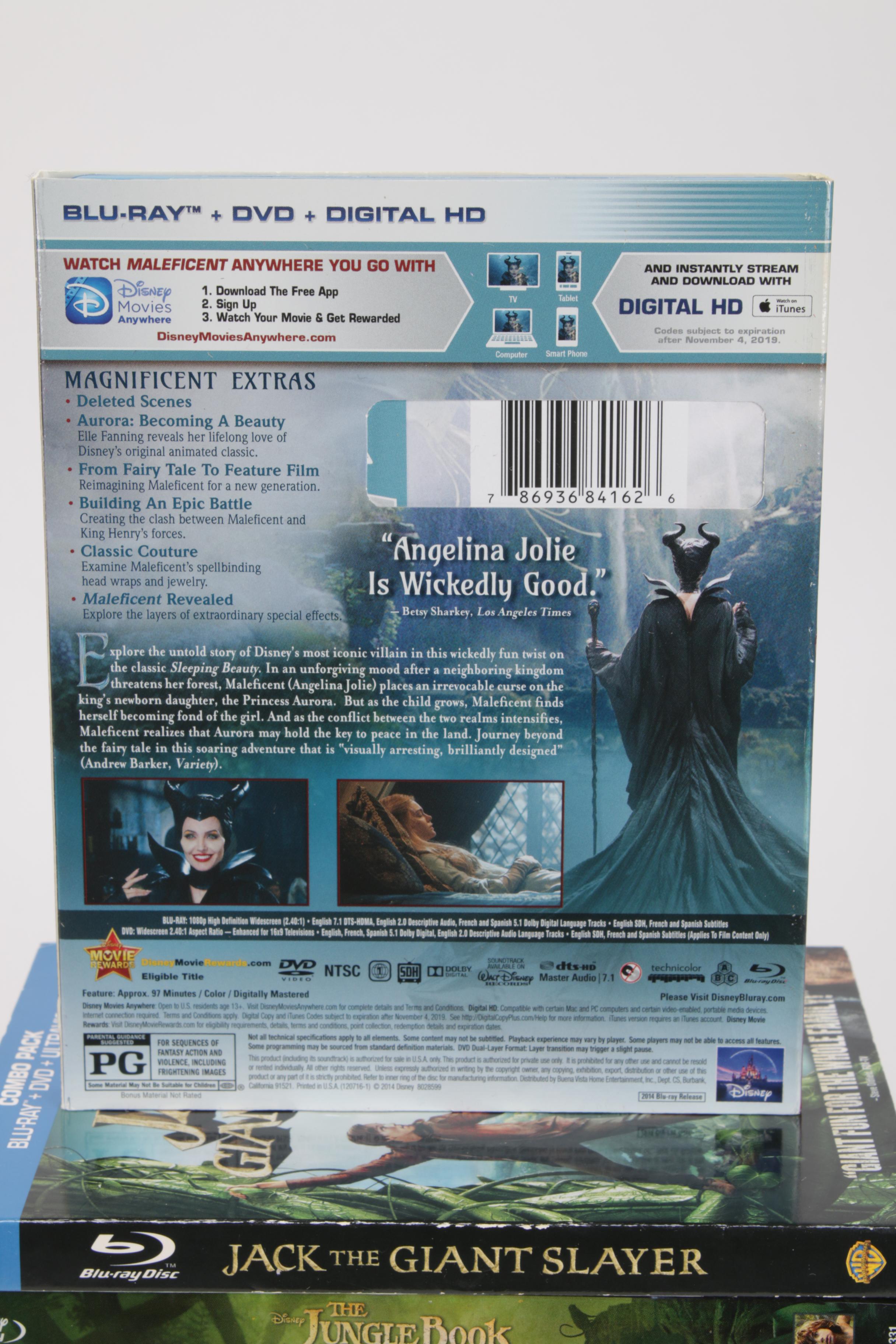 Disney and Children's DVDs Including "Maleficent" "Monsters Inc." and Others