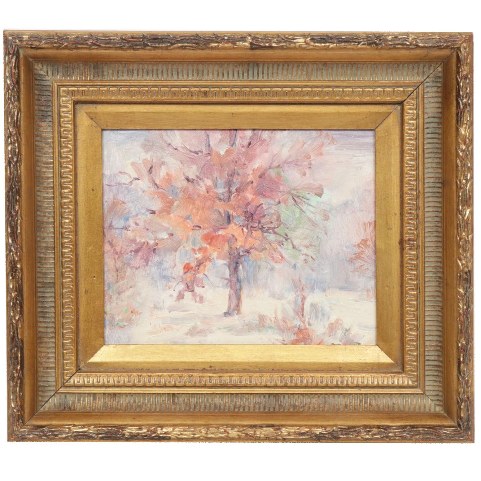 Anna Louise Thorne Oil Painting "Scioto County-Fall", 1940