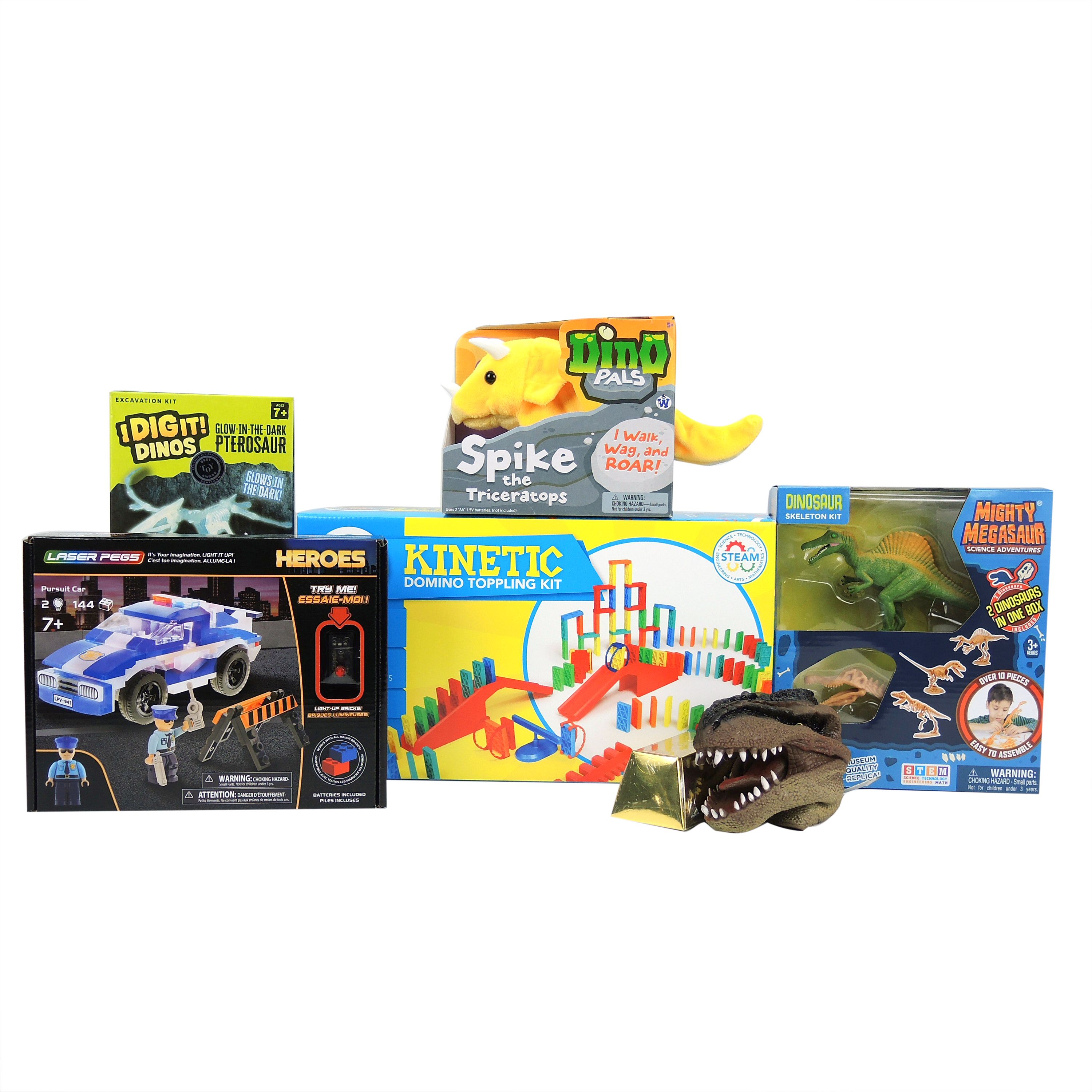 Atwood Toys Kinetic Domino Toppling Kit and Other Educational Toys