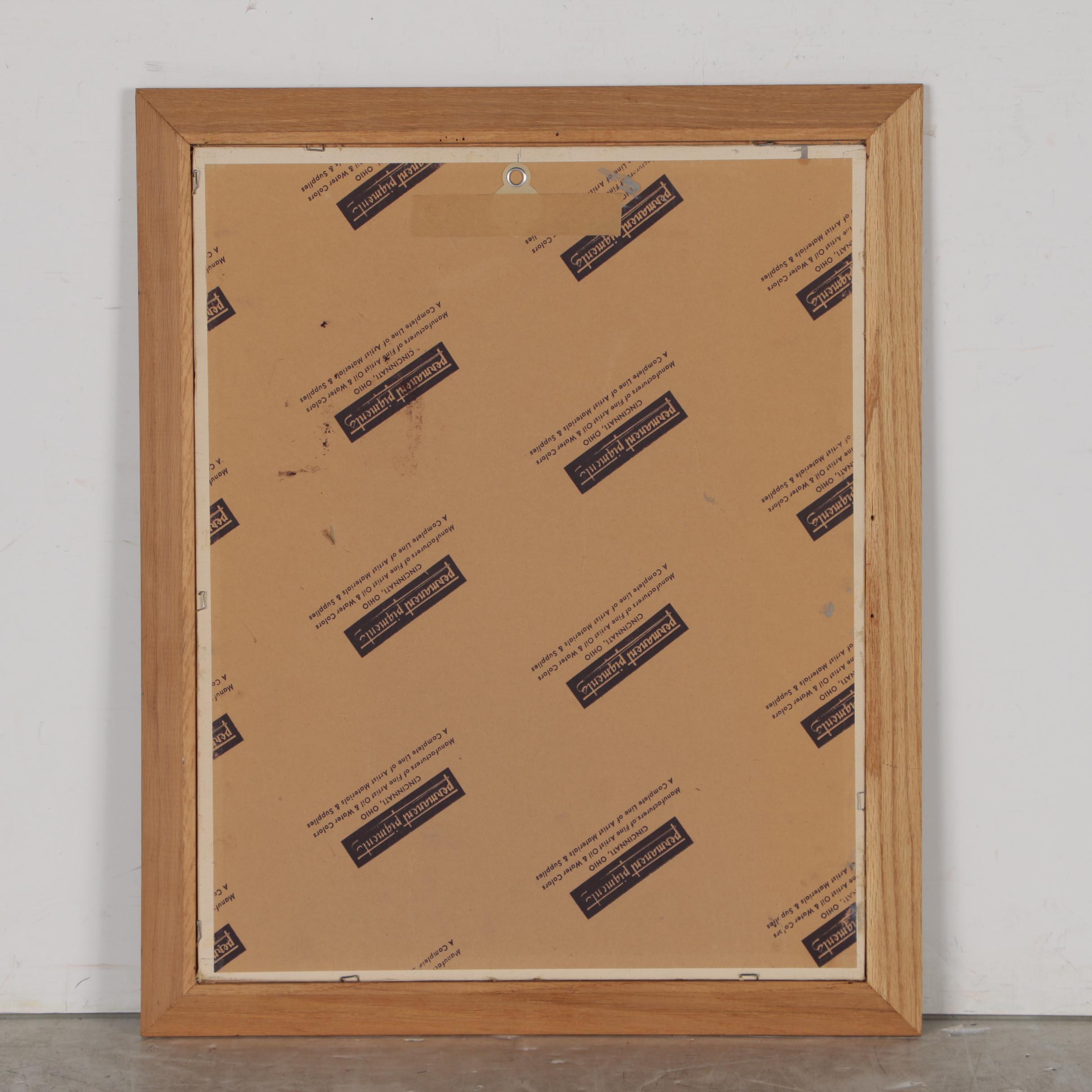 Louis Spiegel Clown Portrait Oil Painting