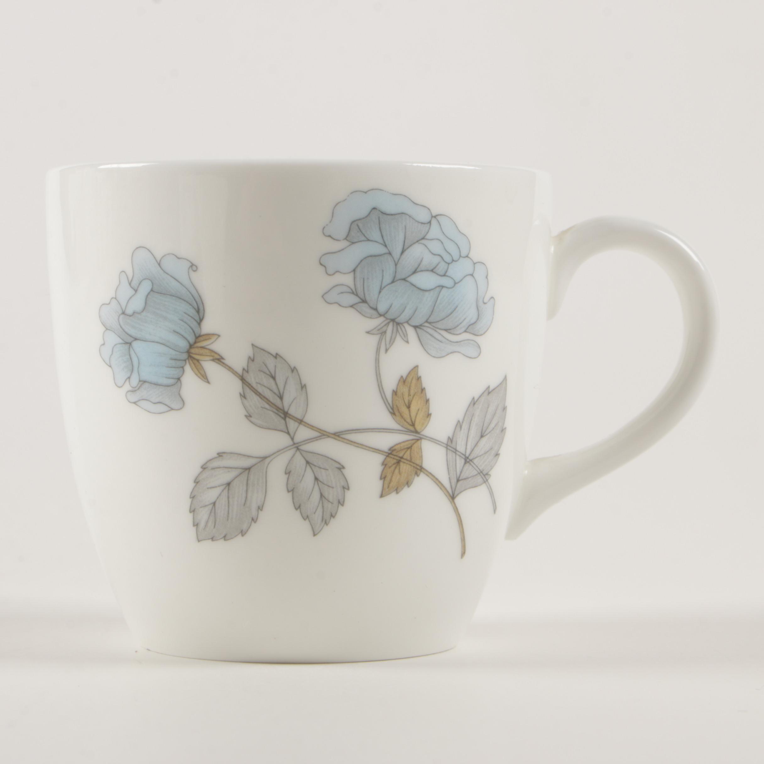 Wedgwood "Ice Rose" China Coffee Set, Mid to Late 20th Century