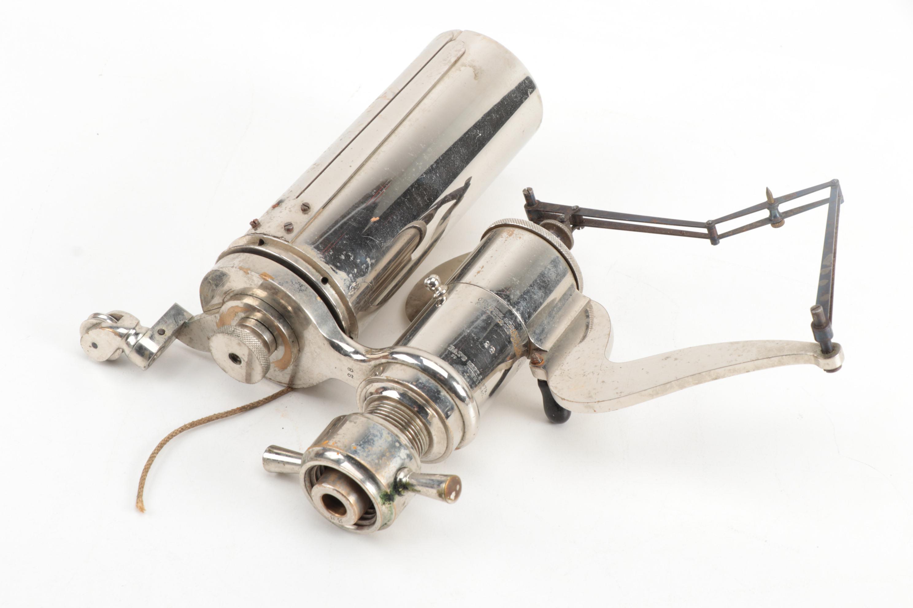 Crosby Steam Gage & Valve Co. Steam Indicator in Walnut Case