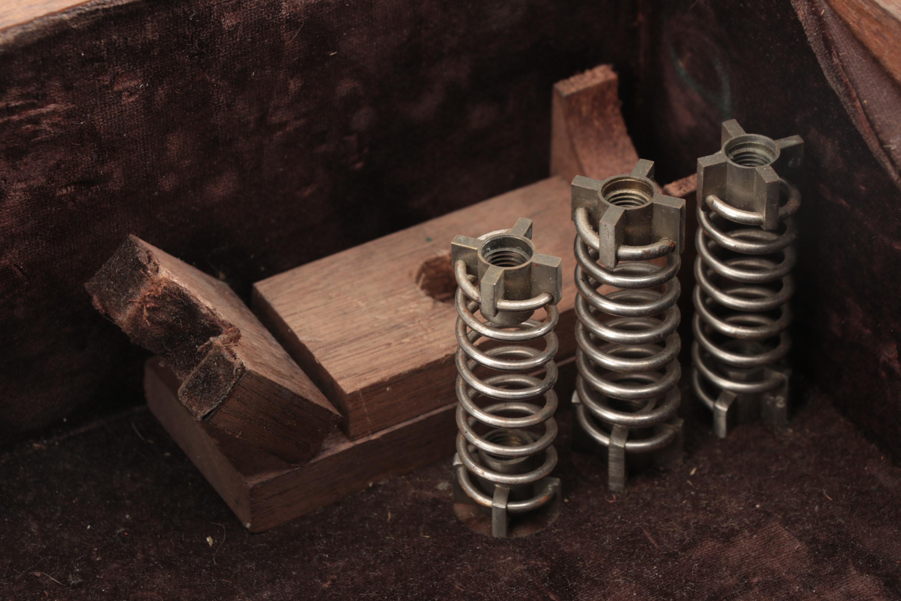 Crosby Steam Gage & Valve Co. Steam Indicator in Walnut Case