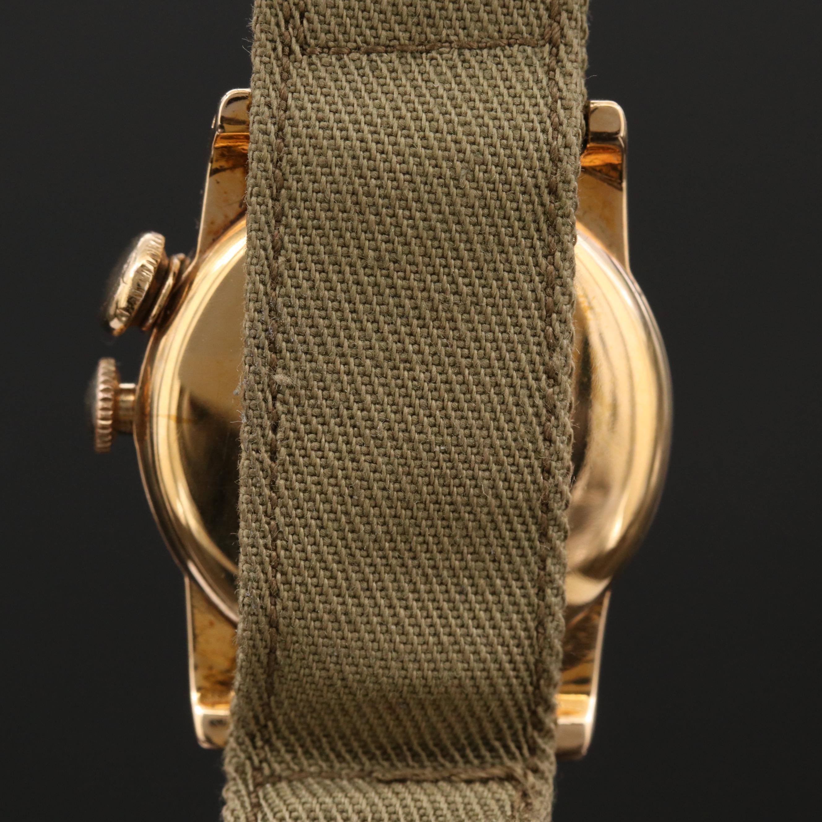 Vintage Longines Weems Second-Setting 14K Gold Watch, 1940