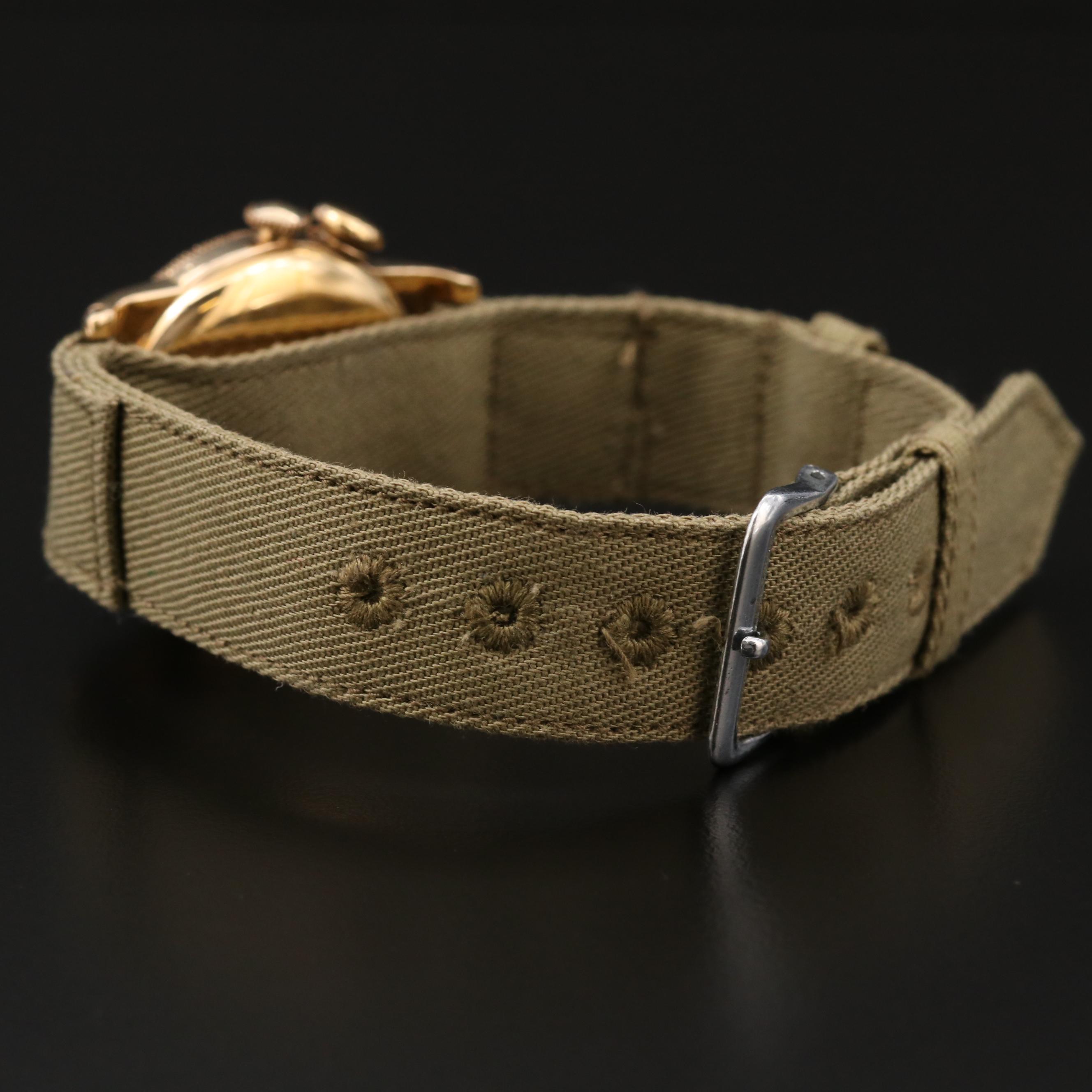 Vintage Longines Weems Second-Setting 14K Gold Watch, 1940