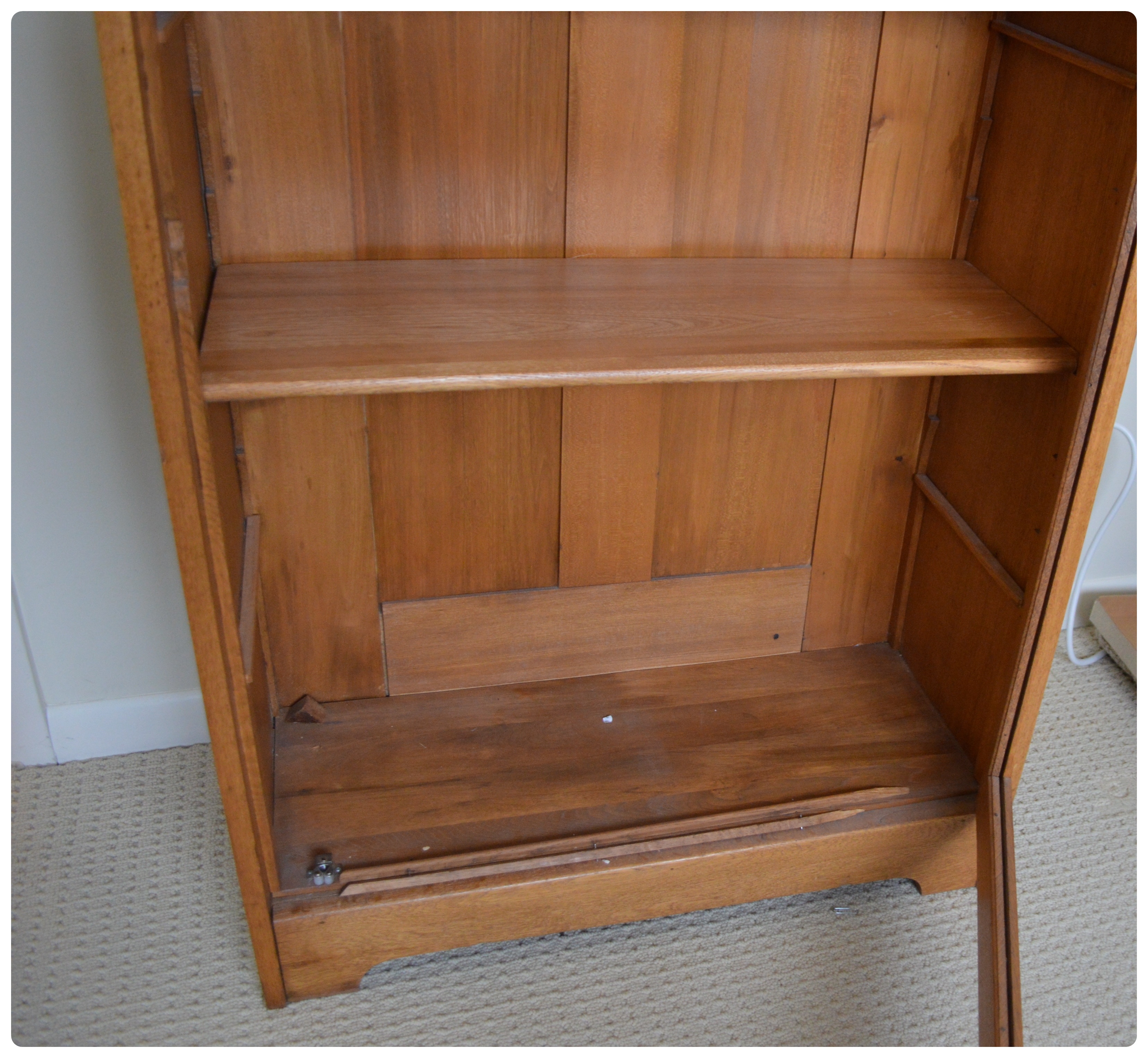 Oak Single Door Cupboard, Early 20th Century