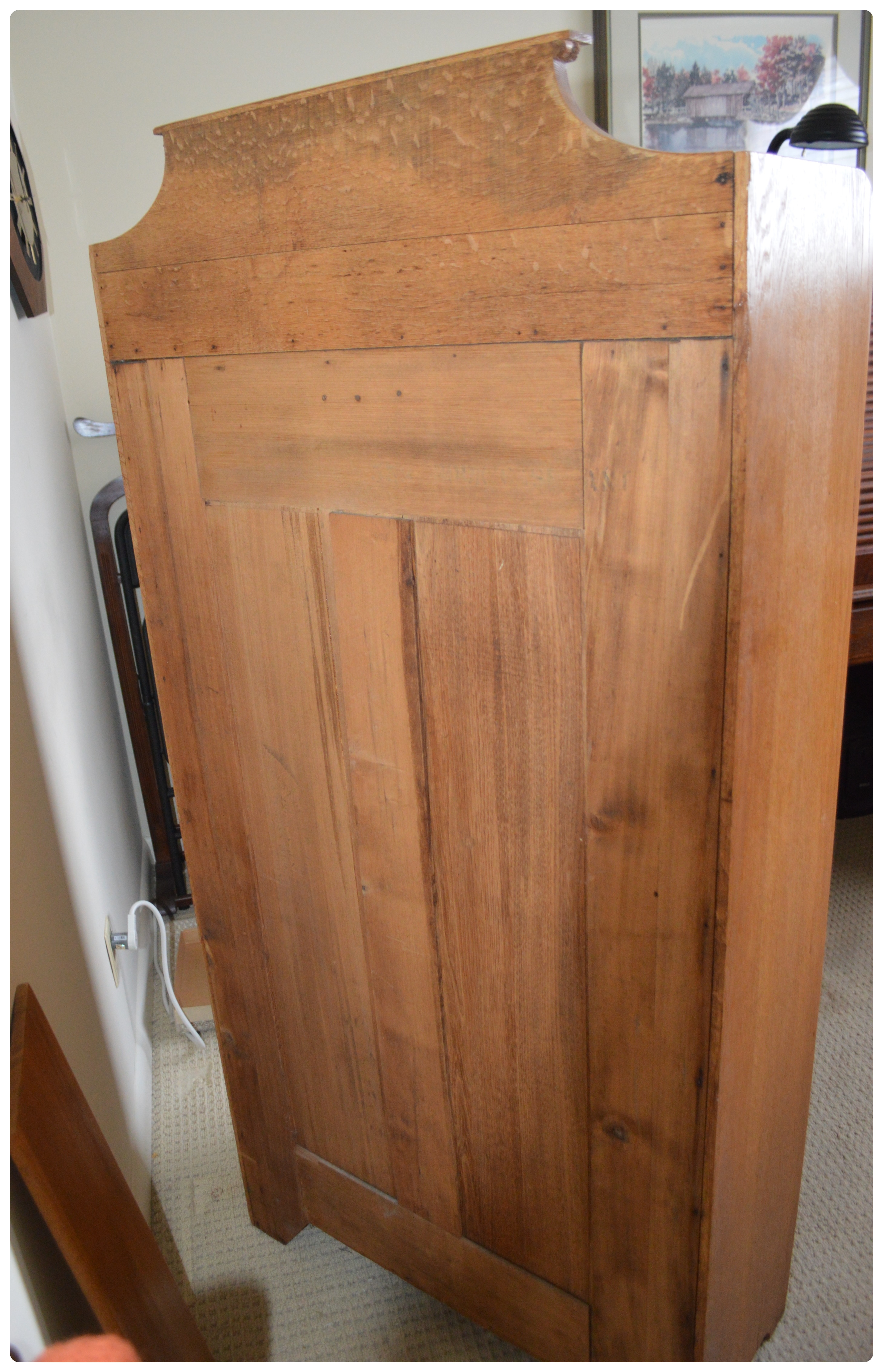 Oak Single Door Cupboard, Early 20th Century